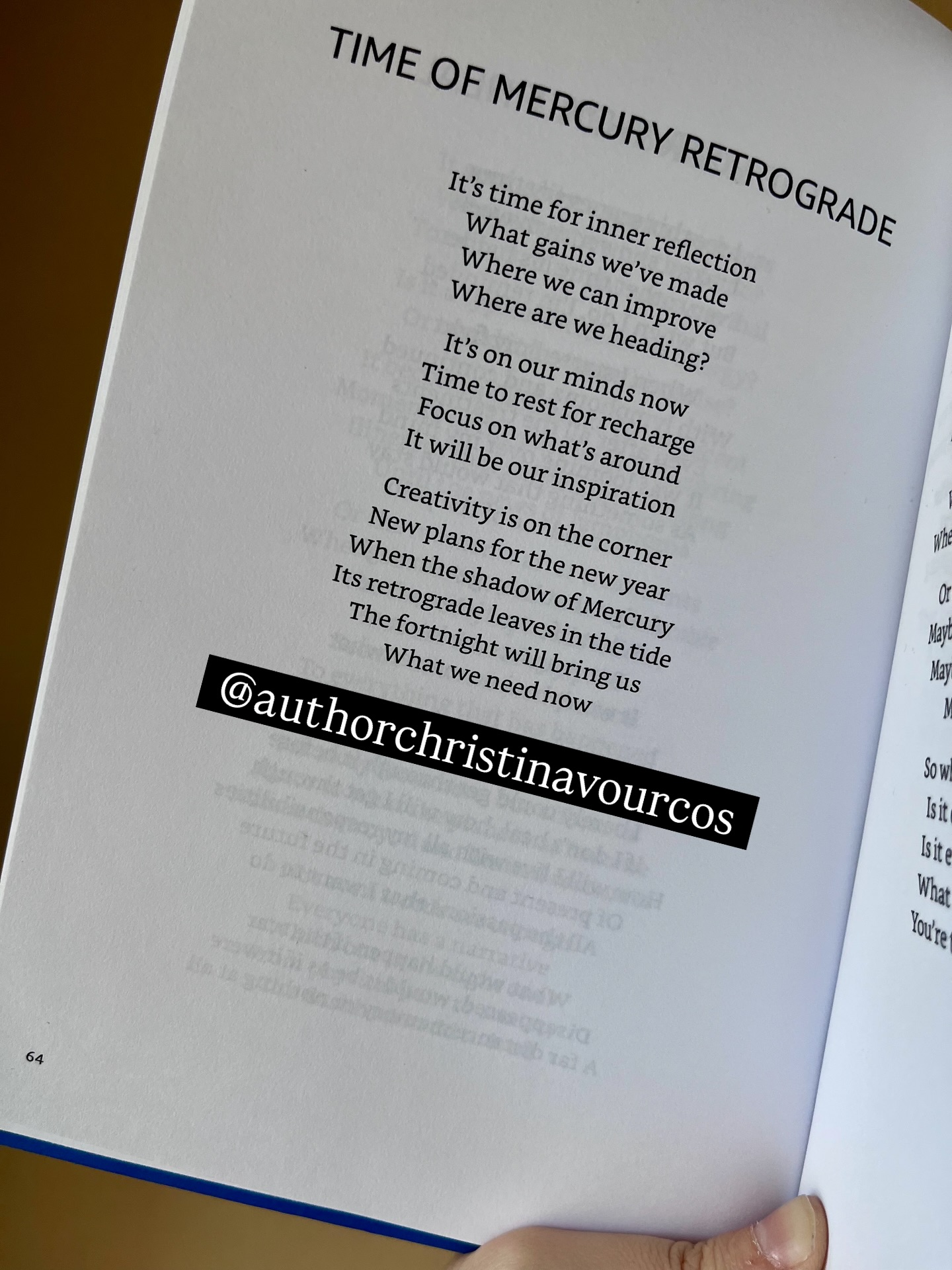 Happy New Year & Spring Festival to those who celebrate from all Asian cultures! 🧧🐴🍏 May you find ways to make this year worthwhile for yourself and others. Be kind and compassionate. Find more of my poems in my poetry book DIVE WITHIN through Amazon or by request through your local bookstore. Mucho amor a todos!