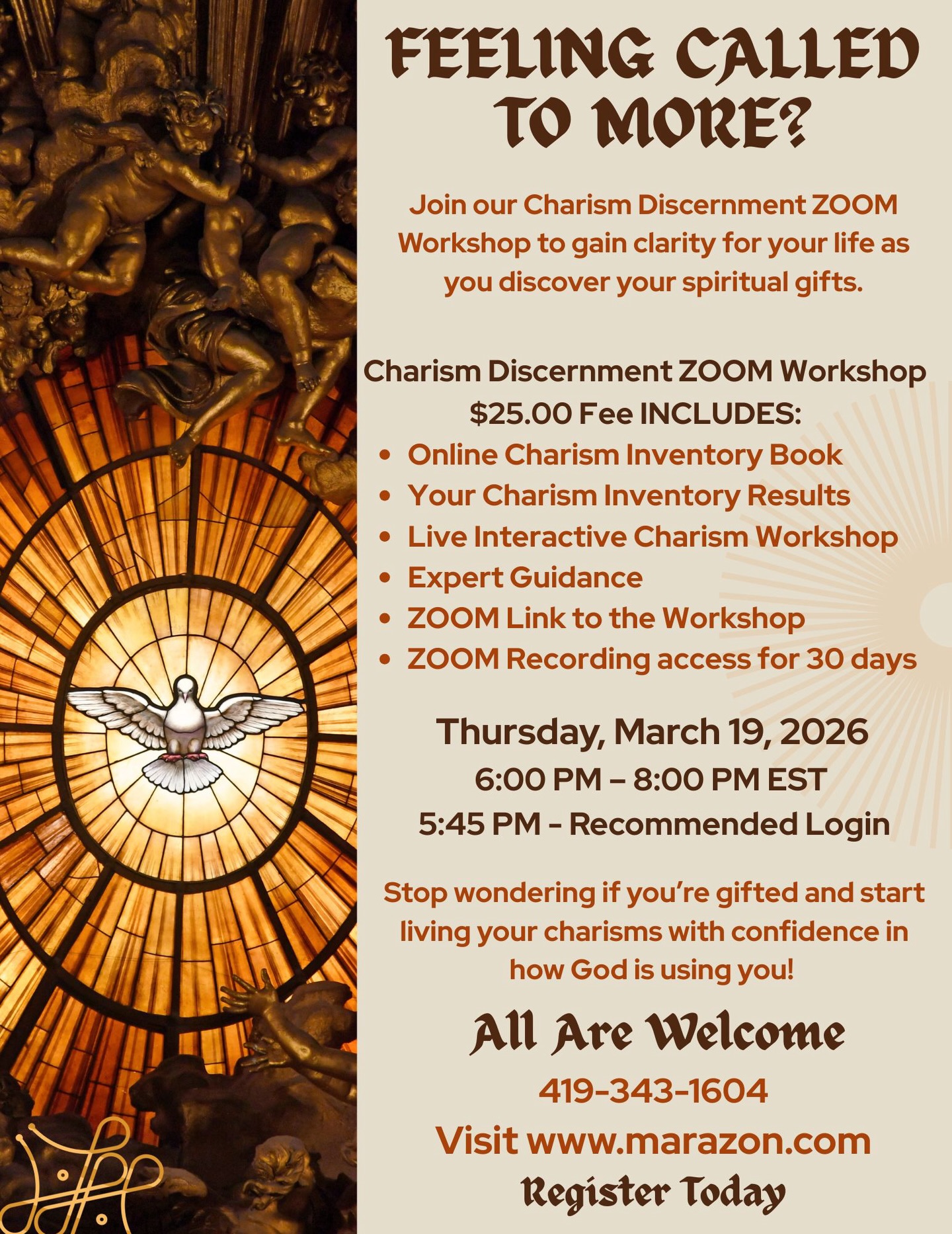 If you’ve been sensing a deeper purpose but aren’t sure how to name it, this is your moment to explore it in a meaningful and guided way.
Through reflection, insight, and community, you’ll walk away with greater understanding of how you’re uniquely wired to serve, lead, and love.
This is more than a workshop. It’s a step toward alignment between who you are and how you’re meant to show up in the world.
Reserve your spot and give yourself the space to grow.
#faithinaction #catholicformation #womenoffaith #spiritualgrowth #purposefulliving
