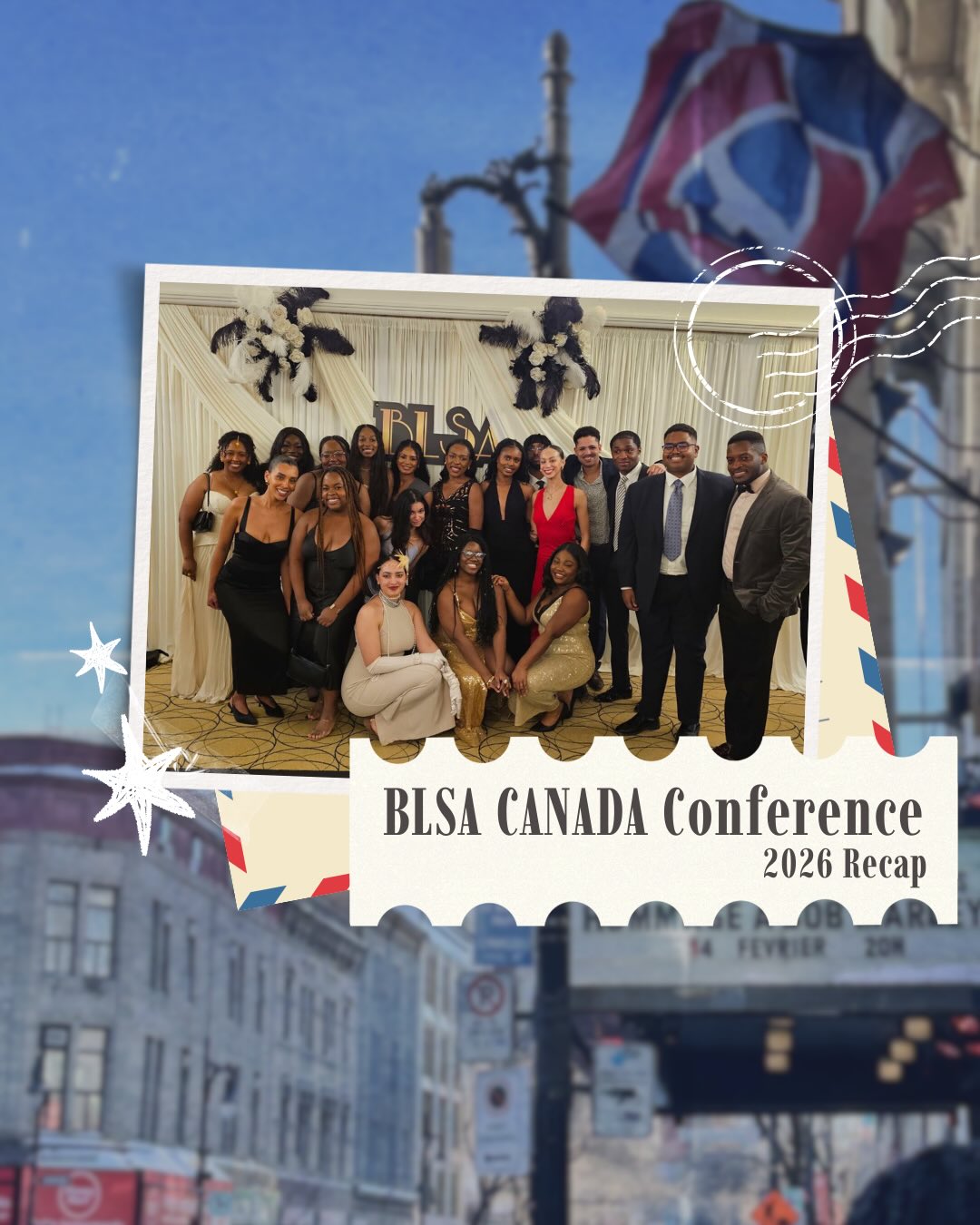 Members of UCalgary BLSA attended the 2026 BLSA Conference, joining Black law students from across the country for panels, workshops, and networking. This year’s theme, “The Future is Written by Us, Not For Us,” reflects BLSA’s commitment to shaping an inclusive legal future. From discussions on leadership and advocacy to building connections beyond our campus, the conference underlined the importance of community within the legal profession.
We remain committed to advocating for sustained and expanded access to national professional opportunities for our members.
We are grateful for the generous support of our sponsors McCarthy Tétrault LLP, Stikeman Elliott LLP, Lawson Lundell LLP, Bennett Jones LLP, and the University of Calgary Faculty of Law for contributing financial support toward conference attendance. Participation was made possible through significant personal financial contributions from student delegates. #LegalEducation #BLSA #ProfessionalDevelopment