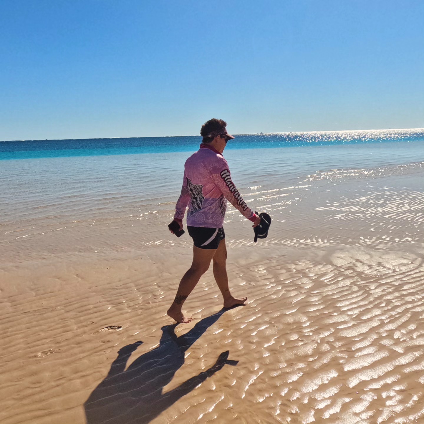 Work hard, rest well 🌞🏝
Mel recently took the time to unwind on Country, to slow down, and reconnect. Chasing the sun up the coast (and some fish!)
Sometimes the best way to reset is stepping away from the laptop and stepping back onto Country 🖤💛❤️