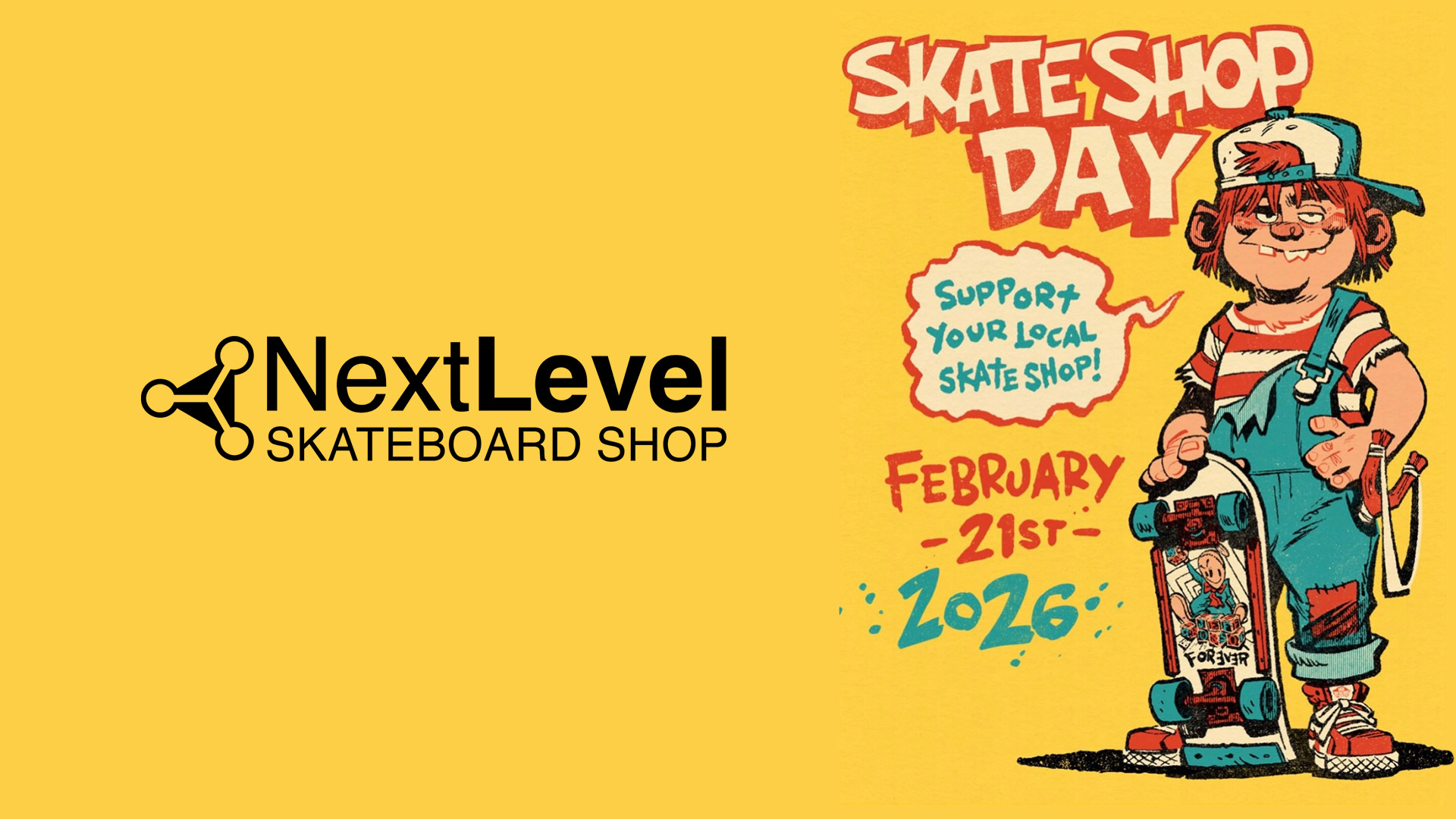 Next Level Skateboard Shop is a skater-owned and operated retailer in Antigonish. We’re deeply committed to our community, our province, and the culture that shaped us.
We keep skateboarding alive.
We host and sponsor Pro Skateboard Demos.
We serve our community every single day.
Come by this Saturday, show your love for skateboarding, and support Next Level Skateboard Shop. 🛹
Support your local skateshop.
@nextlevel_skateboards