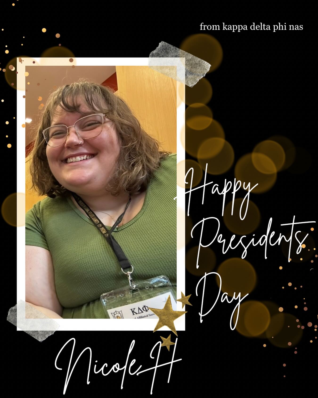 Happy Presidents Day to our National President, Nicole H!
💛🖤
Thank you for all the hard work you do for our organization every day