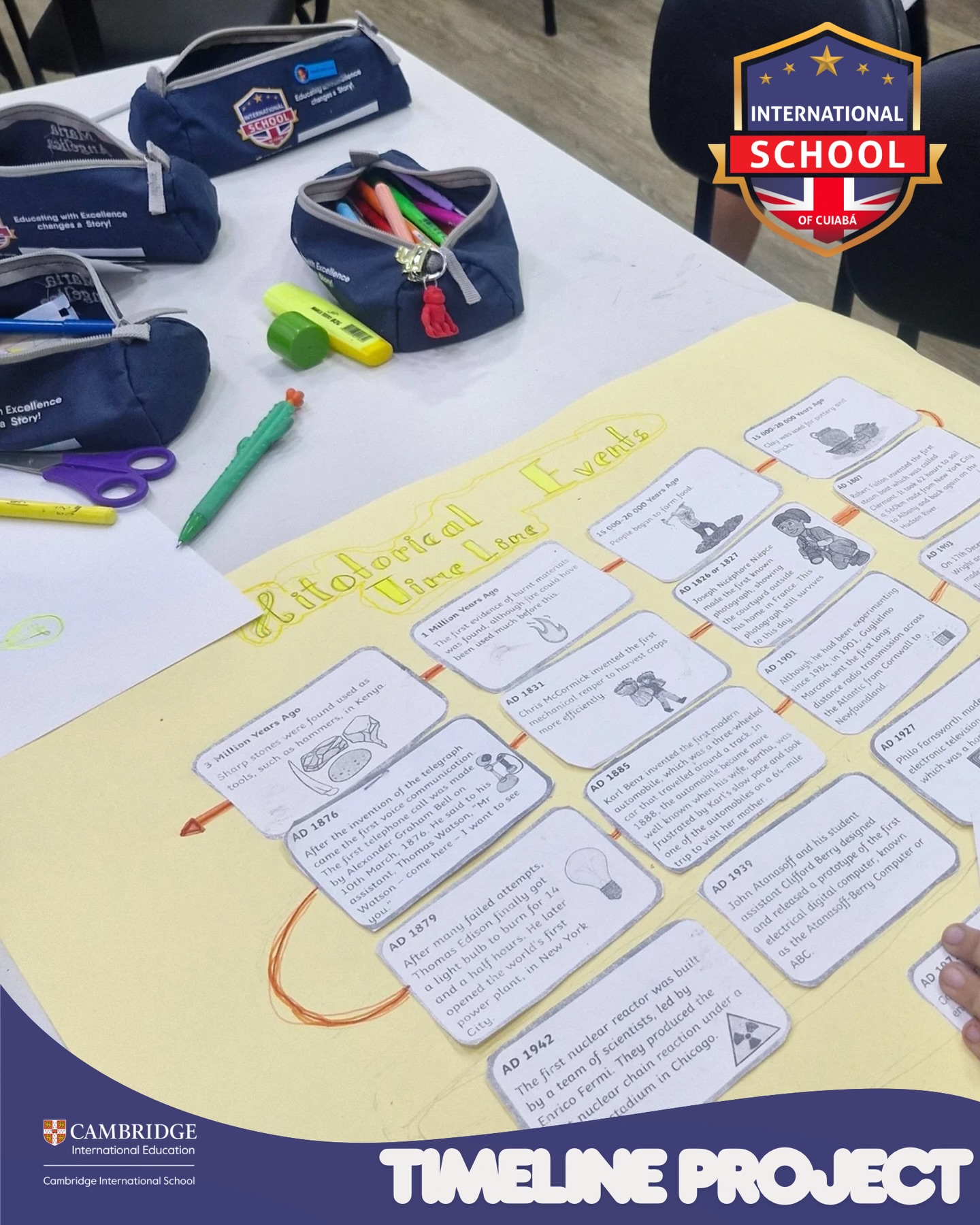 Building stories through time, connecting ideas and moments in a creative timeline project.
.
Construindo histórias ao longo do tempo, conectando ideias e momentos em um projeto de linha do tempo.