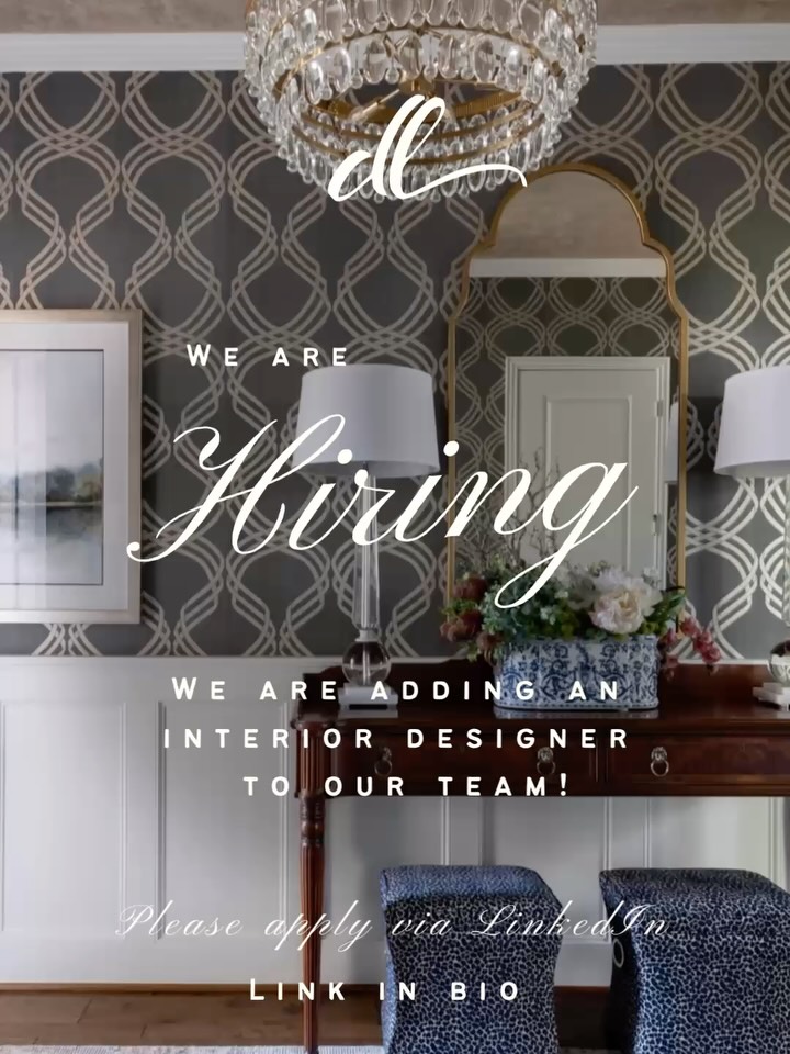 Weâre growing đ¤
Design Lifestyles is expanding and weâre adding an Interior Designer to our team!
If you have 3+ years of interior design experience (residential preferred), live and breathe beautiful materials, and know your way around AutoCAD, SketchUp, Revit (or similar), this might be your sign.
Weâre looking for someone who:
⢠Knows furnishings + trade resources inside and out
⢠Is wildly organized and communicates with clarity and confidence
⢠Can manage multiple projects and deadlines without missing a beat
⢠Loves thoughtful, high-end residential design
This is an opportunity to join a collaborative, detail-driven team designing bespoke homes from concept to completion.
Ready to join us?
Apply via the link in bio!
#werehiring #interiordesigner #dallas #applynow #joinourteam