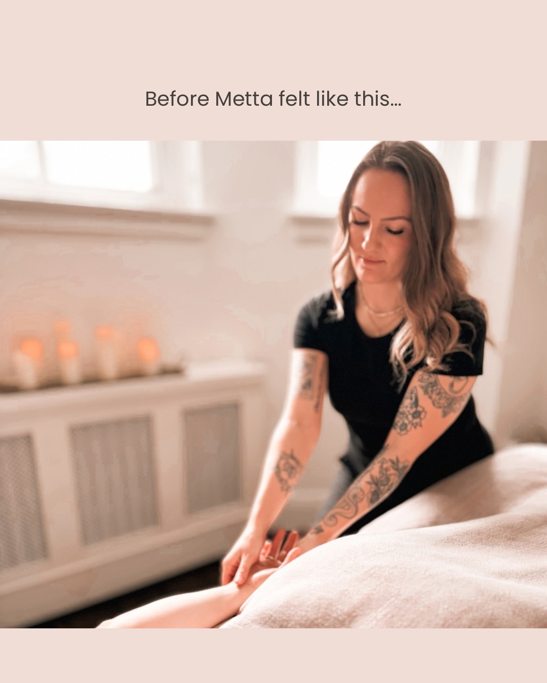 Before there were finished rooms or warm lighting, there was just a feeling of what it could be, and I trusted it.
I remember standing in those empty rooms, excited to transform them into the warm + welcoming home of Metta.
More than a clinic, it would become a healing space where you could feel held + nourished by caring, compassionate providers.
Sometimes we end up creating exactly what we needed, even before we realize it.
Maybe you’ve felt that way too? 🤍
