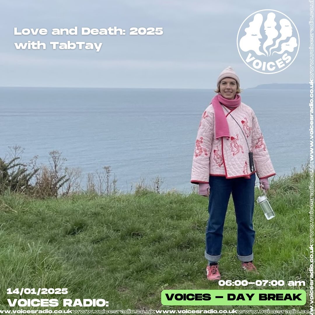Happy New Year! This month’s show is stripping back to Love and Death with no overarching theme. So let’s get into it! Listen live on @voices_radio Tuesday 14th 7-8am, or listen back via @mixcloud using the link in my bio. #love #death #loveanddeath #radioshowhost #weddingreading #funeralreading