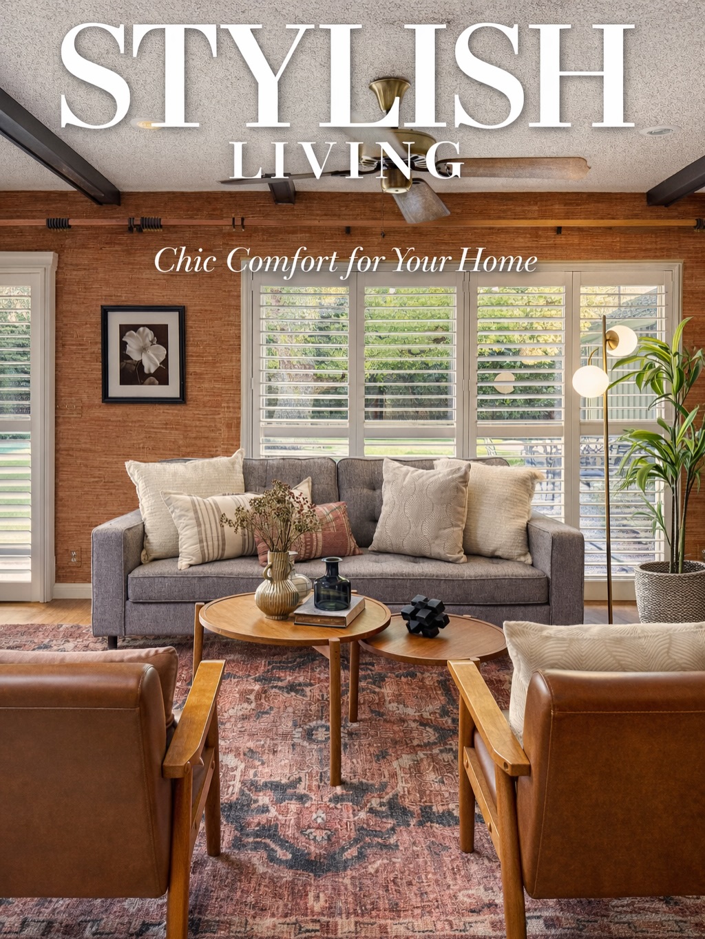 Mid-Century, Reimagined.
Some homes don’t need to be updated.
They need to be understood.
The walnut.
The brass.
The preserved tile.
The original character.
Staging isn’t about erasing history.
It’s about honoring it — while making it feel livable. ( and yes, I did have AI help in getting the photos to look editorial but all of the images are mine ❤️)