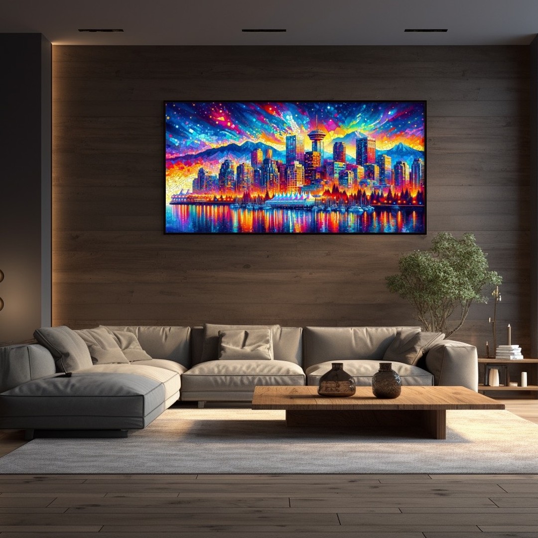 🌆✨ Get lost in the vibrant vibes of this artwork featuring Vancouver, BC! 🌈 The city lights and waterfront come alive in a burst of colour and energy. Perfect for anyone who loves city adventures and the natural beauty of this iconic Canadian city. 🎨
Maple Mosaic Designs
City Meets Sky: Vancouver, British Columbia
Digital artwork, Giclée on Canvas
Variable sizes offered
Choice of floating frame
2024
Available on our website. Link in bio.
#Vancouver #VancouverArt #Cityscape #MosaicArt #DigitalArt #CanadianArt #UrbanArt #CityLights #ColorfulCity #BCArt #YVR #BeautifulBC #ArtLovers #VibrantColors #ExploreBC #ArtGallery #UrbanVibes #CanadianArtist #britishcolumbia #Canada #vibrantart