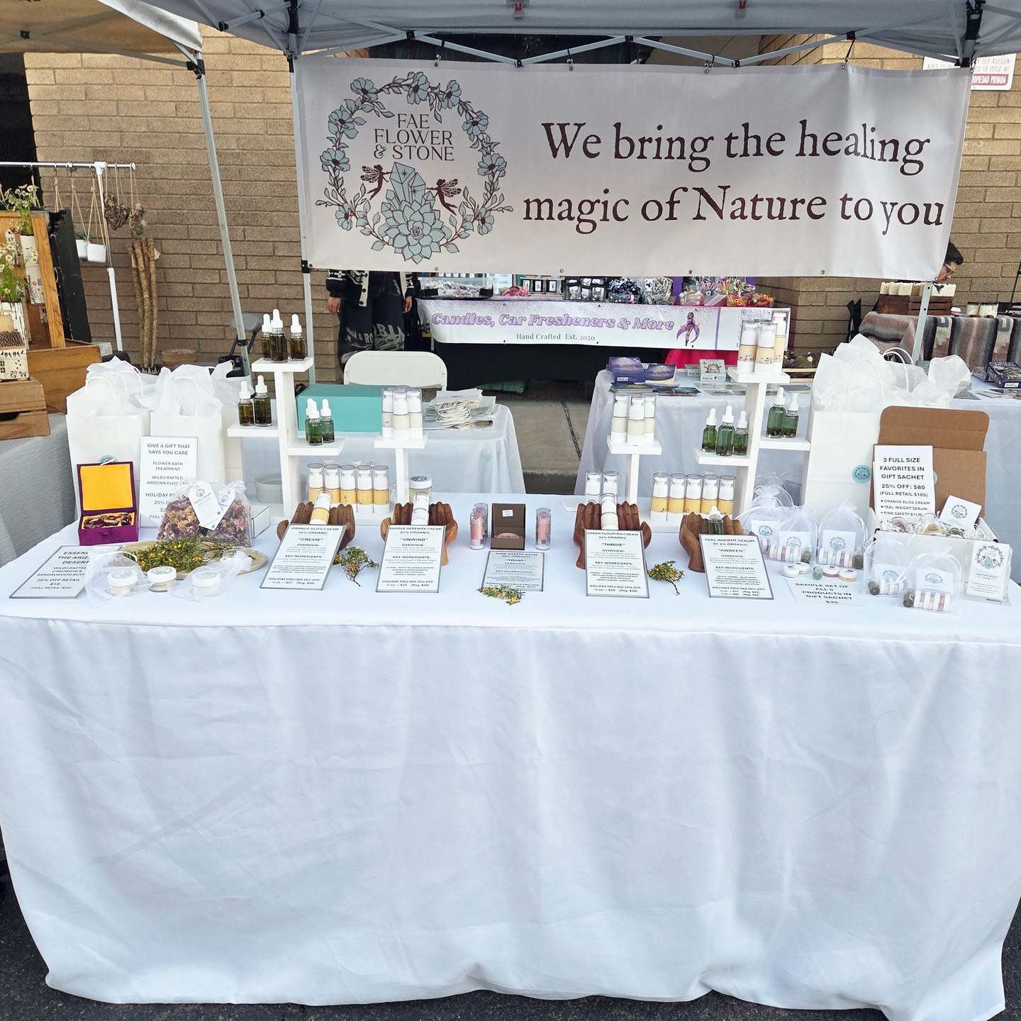 well... i wanted to put out a quick update on me, my mental health and the health of my business Fae, Flower & Stone @faeflowerandstone
the last major post i made at the end of October 2025 was about how badly i was struggling, my total lack of self-confidence, feeling depressed/hopeless/ dread and not feeling like i could take the next step with my business which was to begin introducing people to my products at the Downtown Phoenix Farmer's Market @dtphxfarmersmarket
well....with the help of the God of my understanding - LOVE, support from my dear friends, getting outside help (EMDR) and i've got to think - working so closely with beauty of Nature (crystals and flowers) - i can say i've successfully moved through what felt absolutely impossible just 3 months ago.
my business at the Downtown Phoenix Farmer's Market is going well and i feel like i'm on track. still totally overwhelmed by everything that needs to get done each day, each week, but i'm getting the hang of it, and i'm getting it done.
to anyone who's struggling out there, in my humble opinion - my willingness to take any action - no matter how small - to take care of myself and feel better - this has been enough. taking tiny tiny baby steps (washing the dishes, brushing my teeth, taking a shower, leaving the house to go to the grocery) - this is enough, AND knowing that i'm not alone. knowing that many people are struggling in the ways that i'm struggling, and there's absolutely nothing "wrong" with me, that i have these challenges, that i'm not flawed, or damaged - all ways of thinking that make depression so much worse for me. anyway, this is where i am right now.
if you're local - please do come visit me at the market where i can give you a skincare experience that will hopefully uplift your spirits. i'm there every Saturday from 8am - 1pm. address below.
The Arizona Center
455 N 3rd St
Phoenix, AZ 85004
#organicskincare #emotionalselfcare #mentalhealthsupport #ancientwisdommodernlife #scottsdaleaz #sarasota #AZ #phoenixaz