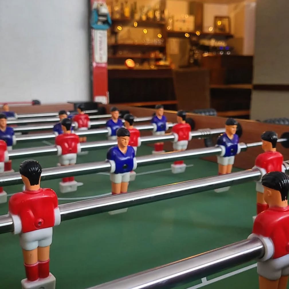 Tiempo de descanso! #Futbolin