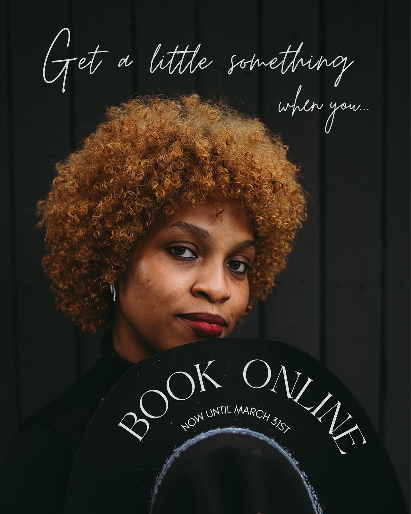 We love making things easy for you 🖤
From now until March 31, every appointment booked online will come with a little goodie at your visit ✨
Our way of saying thank you 🫶🏼
Schedule through the link in our bio
#wildindiehairlounge #bookonline