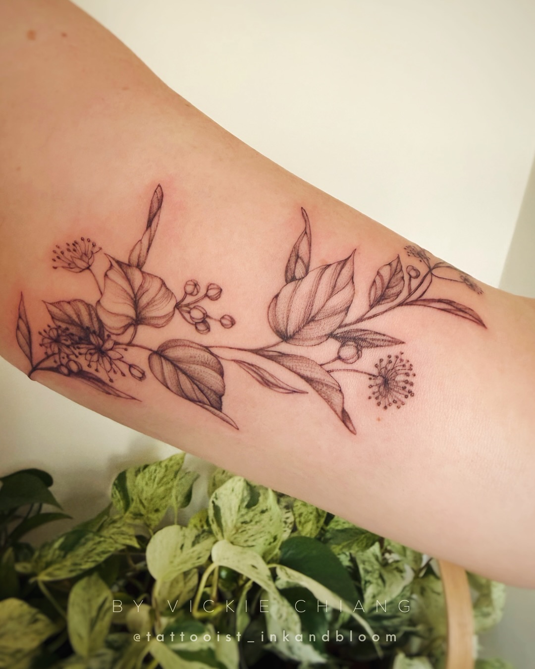 Linden tree branches and blossoms tattoo for Kate ♡
#treetattoo #branchtattoo #finelinetattooing #blackandgraytattoos #naturetattoo