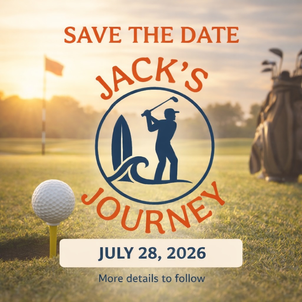 ⛳️ 𝗦𝗔𝗩𝗘 𝗧𝗛𝗘 𝗗𝗔𝗧𝗘! ⛳️
𝗝𝗮𝗰𝗸’𝘀 𝗝𝗼𝘂𝗿𝗻𝗲𝘆 𝗖𝗵𝗮𝗿𝗶𝘁𝘆 𝗚𝗼𝗹𝗳 𝗧𝗼𝘂𝗿𝗻𝗮𝗺𝗲𝗻𝘁
𝗧𝘂𝗲𝘀𝗱𝗮𝘆, 𝗝𝘂𝗹𝘆 𝟮𝟴𝘁𝗵, 𝟮𝟬𝟮𝟲
𝗔𝘃𝗼𝗻 𝗩𝗮𝗹𝗹𝗲𝘆 𝗚𝗼𝗹𝗳 𝗖𝗼𝘂𝗿𝘀𝗲
𝗧𝗵𝗲 𝘀𝗲𝗮𝗿𝗰𝗵 𝗳𝗼𝗿 𝗴𝗿𝗲𝗮𝘁 𝘀𝗽𝗼𝗻𝘀𝗼𝗿𝘀 𝗮𝗻𝗱 𝗱𝗼𝗻𝗮𝘁𝗶𝗼𝗻𝘀 𝗵𝗮𝘀 𝗯𝗲𝗴𝘂𝗻…𝗶𝗳 𝘆𝗼𝘂 𝗮𝗿𝗲 𝗶𝗻𝘁𝗲𝗿𝗲𝘀𝘁𝗲𝗱 𝗶𝗻 𝘀𝘂𝗽𝗽𝗼𝗿𝘁𝗶𝗻𝗴 𝗝𝗮𝗰𝗸’𝘀 𝗝𝗼𝘂𝗿𝗻𝗲𝘆, 𝗽𝗹𝗲𝗮𝘀𝗲 𝗿𝗲𝗮𝗰𝗵 𝗼𝘂𝘁!
𝗧𝗲𝗮𝗺 𝗥𝗲𝗴𝗶𝘀𝘁𝗿𝗮𝘁𝗶𝗼𝗻 𝗶𝗻𝗳𝗼 𝗰𝗼𝗺𝗶𝗻𝗴 𝘀𝗼𝗼𝗻