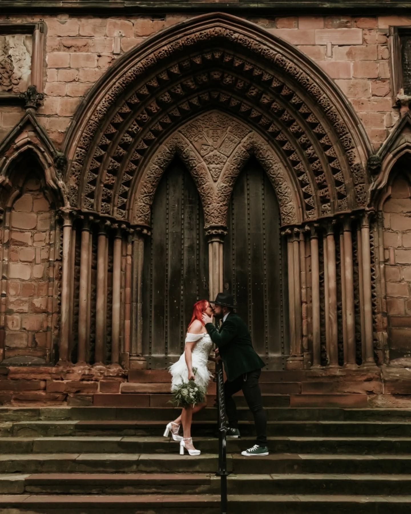 One year on from this beautiful wander around Lichfield Cathedral. Happy one year wedding anniversary Anneka and Paul.