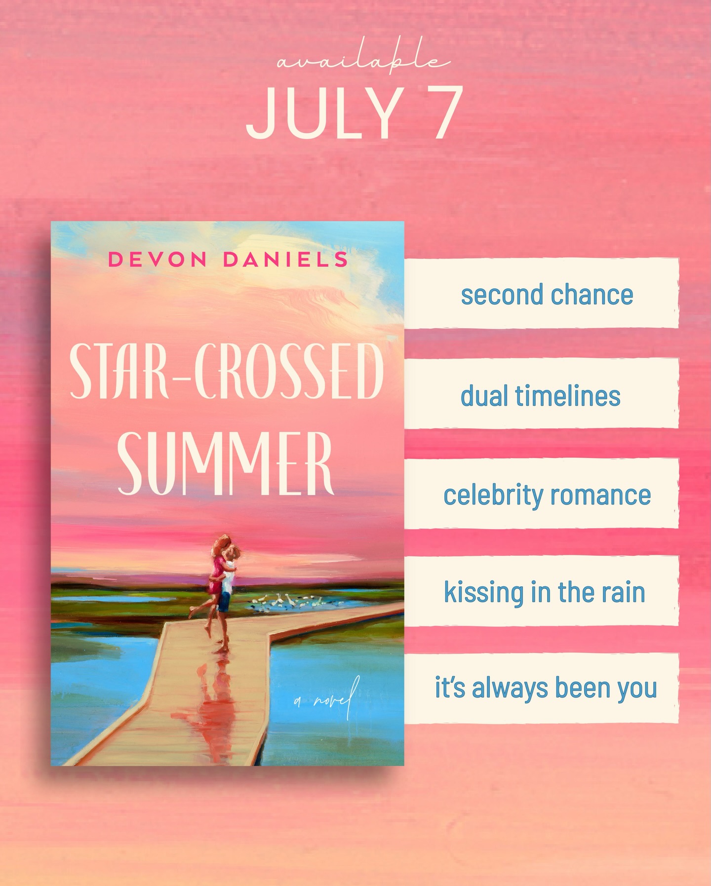 Another moment for this cover 😍 and a sneak peek of the tropes you’ll find in STAR-CROSSED SUMMER 🌊✨ (out July 7, 2026):
🌊 Second-chance summer romance
⏳ Dual timelines
🎬 Celebrity reunion (The Notebook-coded, iykyk)
☔️ Kissing in the rain
🛶 Boat dates
🌅 South Carolina sunsets
❤️🔥 Friends → enemies → lovers
💋 “It’s always been you”
This is my most romantic book yet, and definitely the angstiest thing I’ve ever written. There’s been a lot of talk about yearning in romance lately, and guys, this one has TEN YEARS of intense pining. Y’all ain’t ready! 🔥
Pre-order links in my profile 🔗
@berkleyromance