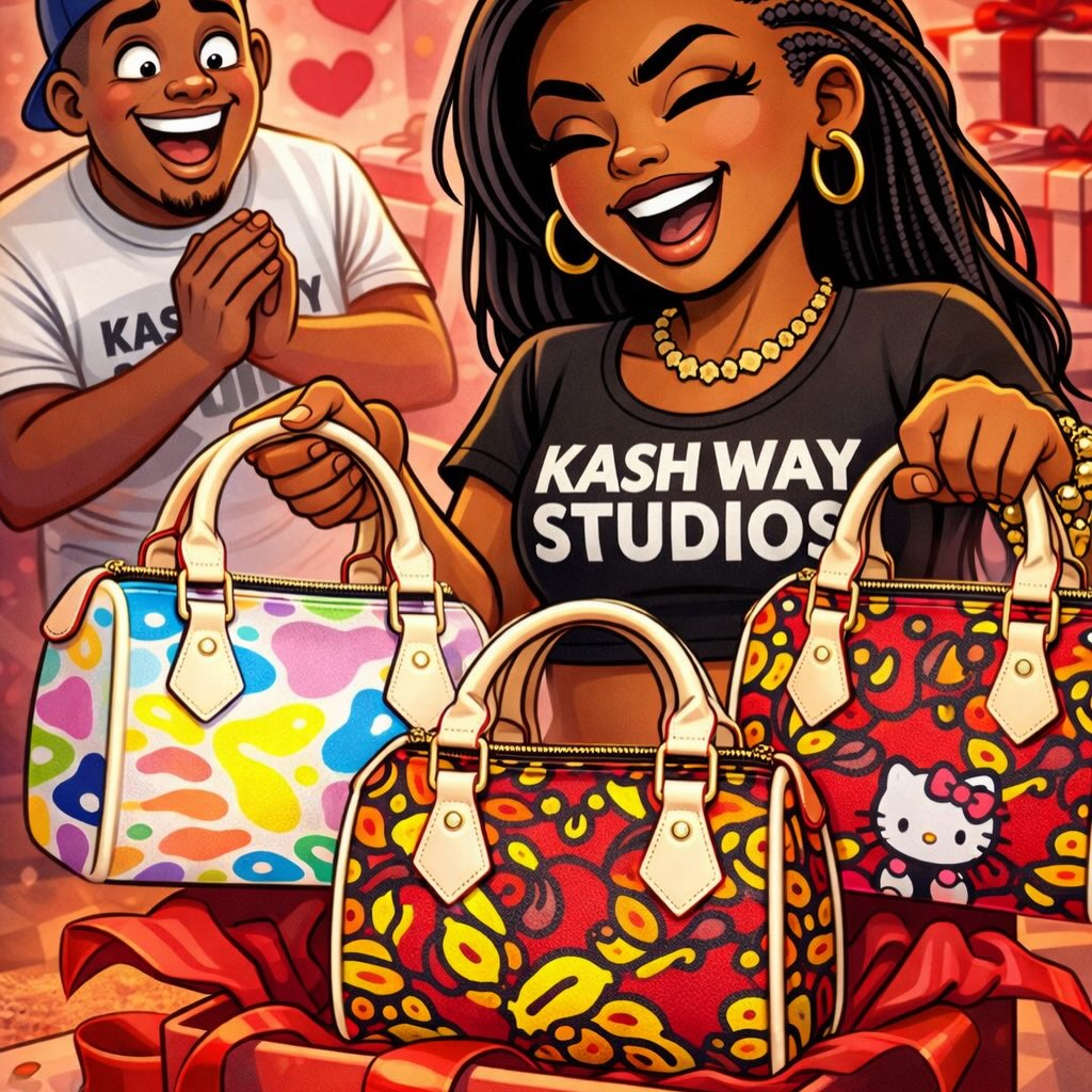 YOU STILL AINT SEND YO MAN THE LINK TO THESE BUBBLE BAGS YET??👀
$75 “KASH PLAYHOUSE” BAG COLLECTION NOW AVAILABLE AT LINK IN BIO! 🤩 #kashwaystudios