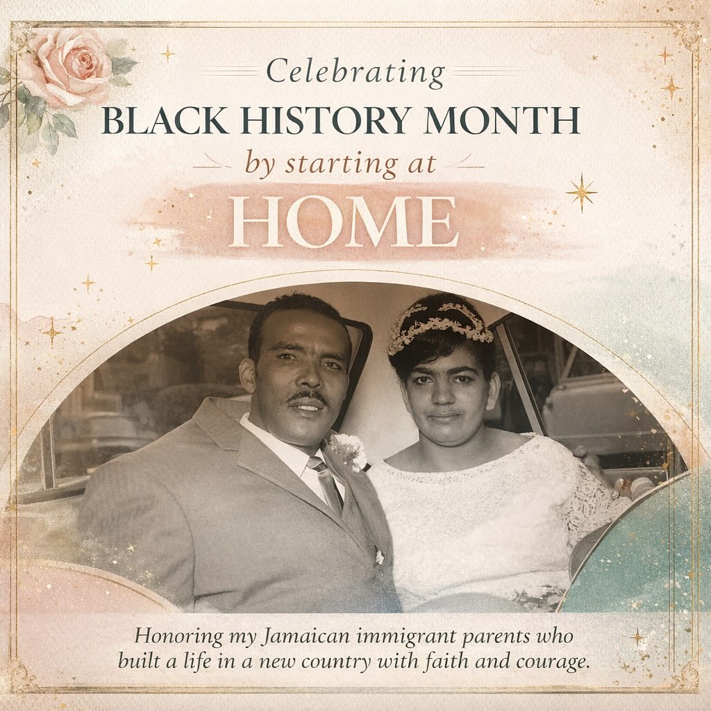 I haven’t been posting as consistently this month… not because Black history isn’t important — but because building a publishing company that champions voices of faith, courage, and truth has been keeping me on my knees and on my laptop. 📚✨
But listen — Black history is not a side post. It’s the foundation.
So today, I begin at home.
I honor my father, Joseph Hutchinson — a Jamaican immigrant who moved from Jamaica to England… and then to America with vision in his bones and courage in his briefcase. Just a few years after arriving, he opened his own construction company. A trailblazer.
And because he knew what it felt like to navigate a new country with an accent and anxiety, he quietly operated what I like to call an “underground driving school” for immigrants — helping them get licensed despite language barriers and fear. Not for applause. Not for headlines. But because freedom often begins with mobility.
(And let’s be honest… if you learned to drive from an island man with conviction in his voice, you learned quickly. 😅)
I honor my mother — also Jamaican, whom my father met in England. When she came to America, she became a registered nurse serving in labor and delivery and neonatal care. While my father was building structures… she was helping deliver destinies.
She held fragile newborns.
She comforted terrified mothers.
She stewarded life at its very beginning.
Black History Month isn’t just about marches and movements.
It’s about marriages.
It’s about midnight shifts.
It’s about construction boots and nursing shoes.
It’s about faith that crosses oceans.
My parents didn’t just pursue the American dream.
They carried God’s faithfulness across three nations.
Psalm 90:17 says, “Let the favor of the Lord our God be upon us, and establish the work of our hands.”
The work of mom & dad’s hands established something far greater than they knew.
And if I’ve been quiet this month, it’s because I’m trying to build something worthy of my parents.
#blackhistorymonth #JamaicanHeritage #FaithAndLegacy #ImmigrantStory #DressedInLovePress