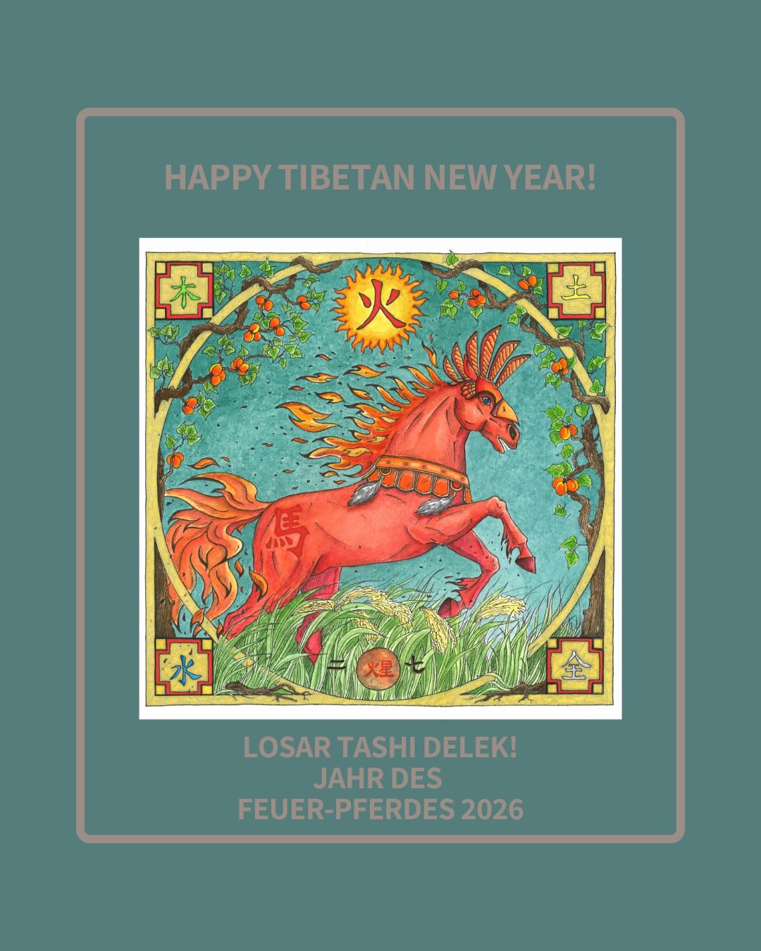 💫TIBETER FEIERN KEINEN GEBURTSTAG.
Zumindest nicht individuell.
🤩TIBETISCH NEUJAHR IST EIN GROSSES GEBURTSTAGSFEST FÜR ALLE.
Der Schritt in eine neues Jahr - Losar - wird gemeinsam vollzogen.
🕯️LICHTER AM HAUSALTAR WERDEN ANGEZÜNDET.
Eine Prise Gerstenmehl in die Luft geworfen. Opfergaben dargebracht. Das Haus in einem rituellen Akt umrundet. Für ein gesegnetes neues Jahr.
📙2026 IST EIN FEUER-PFERDE JAHR,
In der tibetischen Zeitrechnung ist es das Jahr 2153
🐍DAS PFERD STEHT FÜR ENERGIE
und Schnelligkeit,
🪵FEUER REPRÄSENTIERT STÄRKE
und Wandel.
🌈DAS FEUER-PFERDE-JAHR VERHEISST UNS...
Leidenschaft und Dynamik.
Es bringt eine immense Energie und Mut für Veränderung.
🙏MÖGEN DIE FEUER-PFERDE QUALITÄTEN UNS SEGEN BRINGEN.
Uns dabei unterstützen, die innere Kraft dazu zu nutzen, Veränderungen bewusst zu gestalten.
🤩MÖGE DICH DAS NEUE TIBETISCHE JAHR DABEI UNTERSTÜTZEN,
mutig neue Wege zu gehen. Hin zu innerem und äusserem Frieden. Denn das braucht die Welt mehr denn je. Und das wünsche ich uns allen von Herzen.
💪MÖCHTEST DU DEINER INNERER TRANSFORMATION KRAFT GEBEN?
Dann lerne Lu Jong Yoga und Tog Chöd kennen.
🧘WAS IST LU JONG YOGA?
Lu Jong...
🤩löst Blockaden auf physischer, geistiger und energetischer Ebene.
🪷verhilft dir zu mehr Gesundheit, innerer Ruhe und Ausgeglichenheit.
💪kombiniert Bewegungsabläufe mit gezieltem Atmen.
😀stärkt die Wirbelsäule, die Vitalorgane und verbessert die Beweglichkeit.
🗡️WAS IST TOG CHÖD?
Der tibetische Schwerttanz....
💪vermindert Ängste und transformiert Wut in Kraft
🌈stärkt dein Ur-Vertrauen ins Leben
🧘schenkt dir einen klaren Geist
😍FINDE RUHE IN DIR UND TANKE KRAFT FÜR DEINEN WANDEL.
Du bist sehr herzlich willkommen in meinen Kursen.
Die Links findest du in der Bio. Ich freu‘ mich von Herzen auf dich.
❓️WIE WÄRE DAS FÜR DICH, EINEN GROSSEN, GEMEINSCHAFTLICHEN GEBURTSTAG ZU FEIERN?
Ich freu‘ mich auf deine Inspirationen dazu in den Kommentaren.
LOSAR
TIBET
KULTUR
SPIRITUALITÄT
LU JONG YOGA
TOG CHÖD
TRANSFORMATION
HEZRKRAFT
ACHTSAMKEIT
FRAUENPOWER