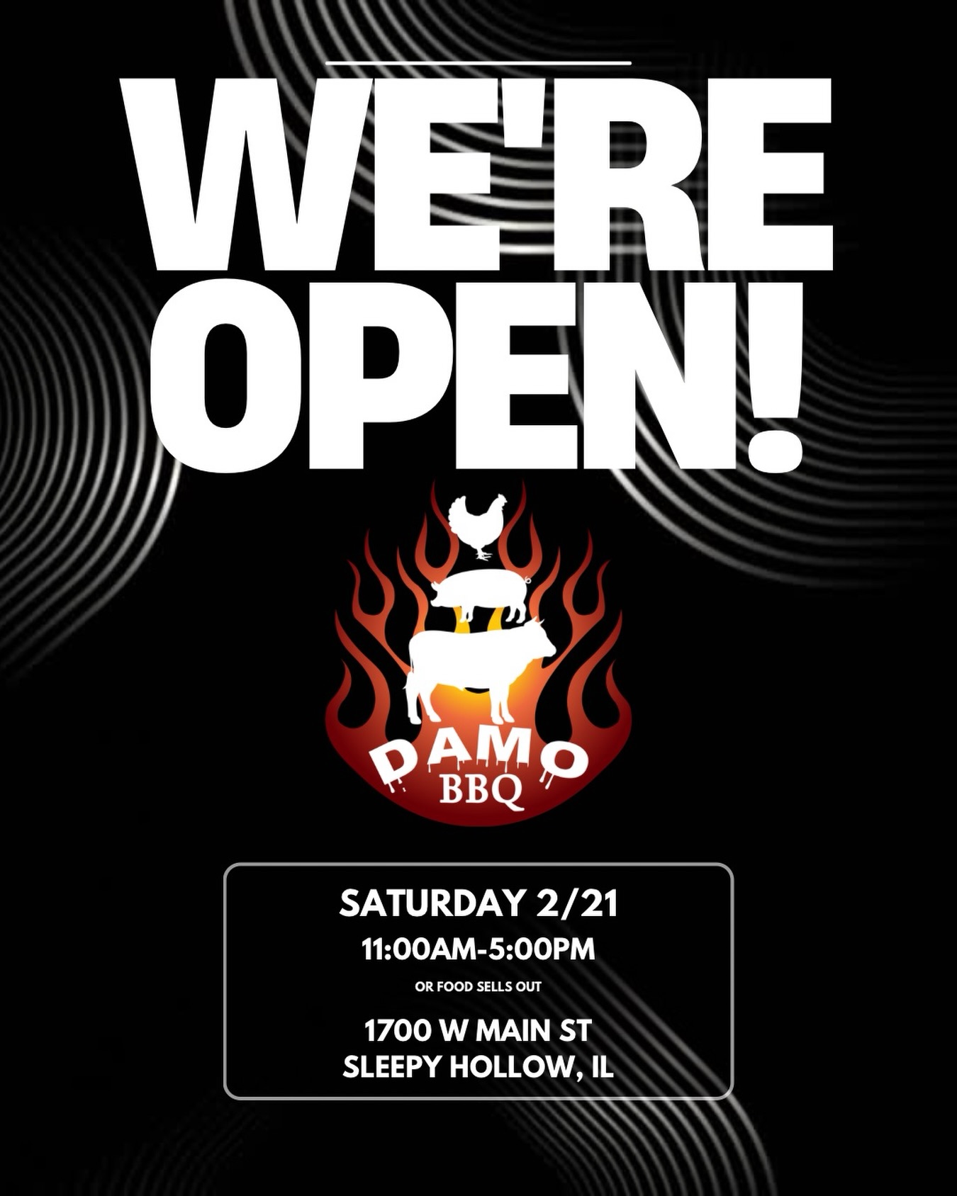 Saturday lineup hits different. 🔥
Today’s Menu:
• Spare + Baby Back Ribs
• Brisket, Pastrami, Turkey + Pulled Pork by the lb
• Spicy Red Sandwich
• Turkey Muffuletta
• Piggie Smalls
• Mac & Wow
• Italian Street Corn
• Texas Twinkies
Family in town?
Game day gathering?
Don’t feel like cooking?
We open at 11AM
📍 1700 W Main St – Sleepy Hollow
Get there before it is Sold Out!