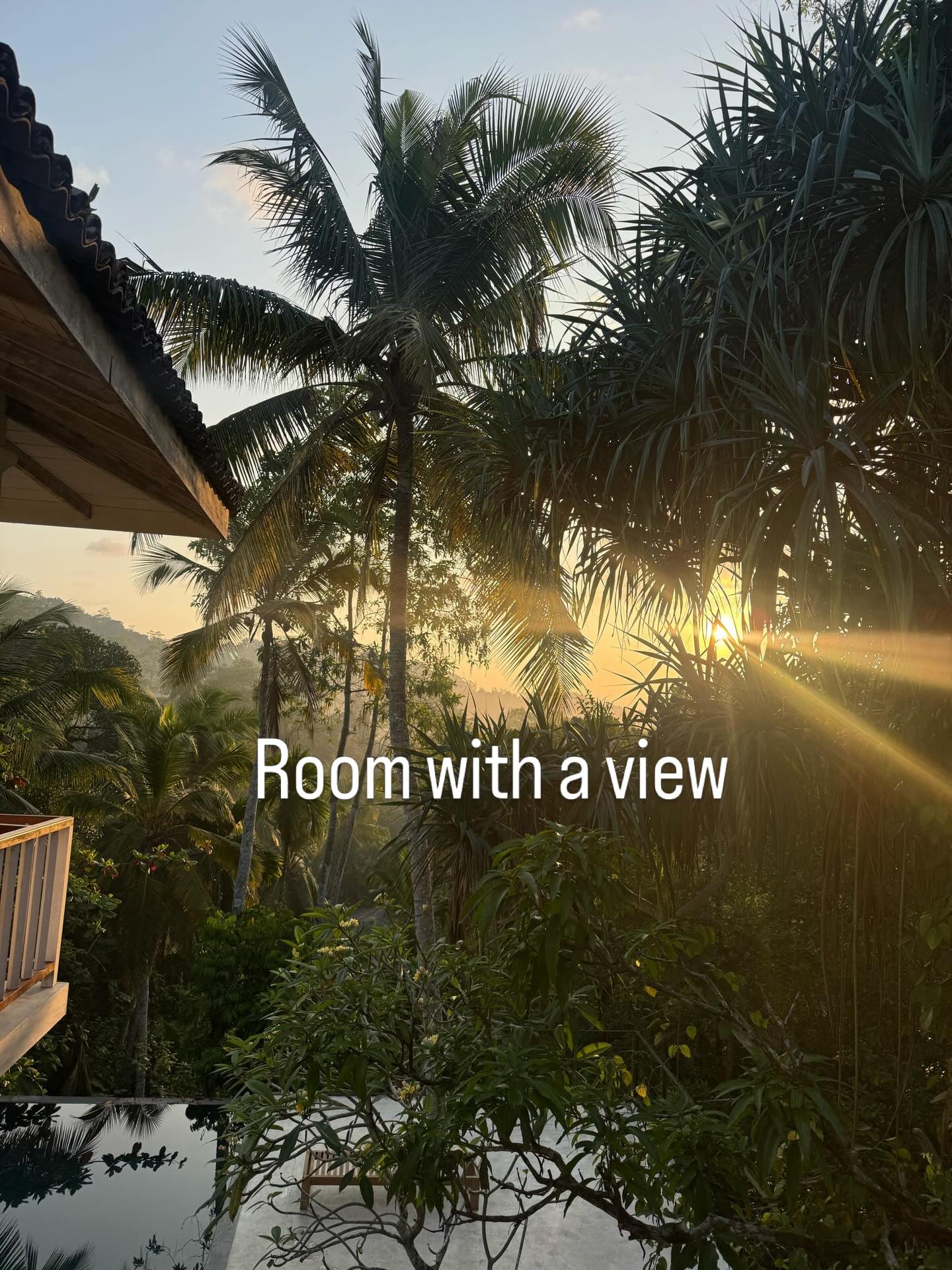 Savoring every moment of this beautiful sunset 🌅
#sunset #travelsrilanka🇱🇰 #roomwithaview #honeymoon #boutiquehotel