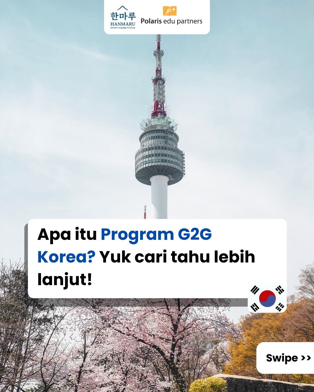 Siap Wujudkan Korean Dream-mu? 가즈아! Go 2 KOREA
Jangan lewatkan kesempatan berkarir di Korea melalui skema GtoG pemerintah dan dapatkan gaji pokok ±Rp 25 juta/bulan. Tidak perlu skill rumit, yang terpenting adalah sehat jasmani dan lulus ujian Bahasa Korea (EPS TOPIK).
Persyaratan Utama:
👉Usia 18 - 39 tahun
👉Minimal ijazah SMP
👉Tidak buta warna
Untuk info lebih lanjut mengenai program G to G kamu bisa mengunjungi website atau instagram KP2MI ya 😊
#belajarbahasakorea #bahasakorea #kerjakorea #epstopik #topik #gotokorea #g2gkorea #lokerkorea #kursusbahasakorea #pmikorea #kelasonline #onlineclass #koreanlearning