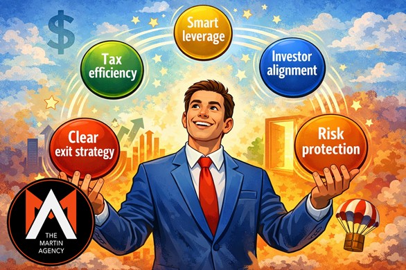 I believe a good building is only half the win — the deal structure makes the rest. Start with an LLC to protect assets. Use smart, moderate leverage and prefer fixed-rate loans for long holds. Align sponsor incentives so they only win when you do. Build cash flow first; appreciation is the bonus. Plan your exit before you buy — refinance, hold, or sell with purpose.
At The Ray Martin Agency we combine high-performance expertise with hands-on support to help you structure deals that protect downside and improve returns. Want a quick contract review or a strategy call? Link in bio! 🏢📈💬
#CommercialRealEstate #CREInvesting #PropertyStrategy #HighPerformanceRealEstate #InvestSmart #AssetProtection #CREFinance #PropertyManagement