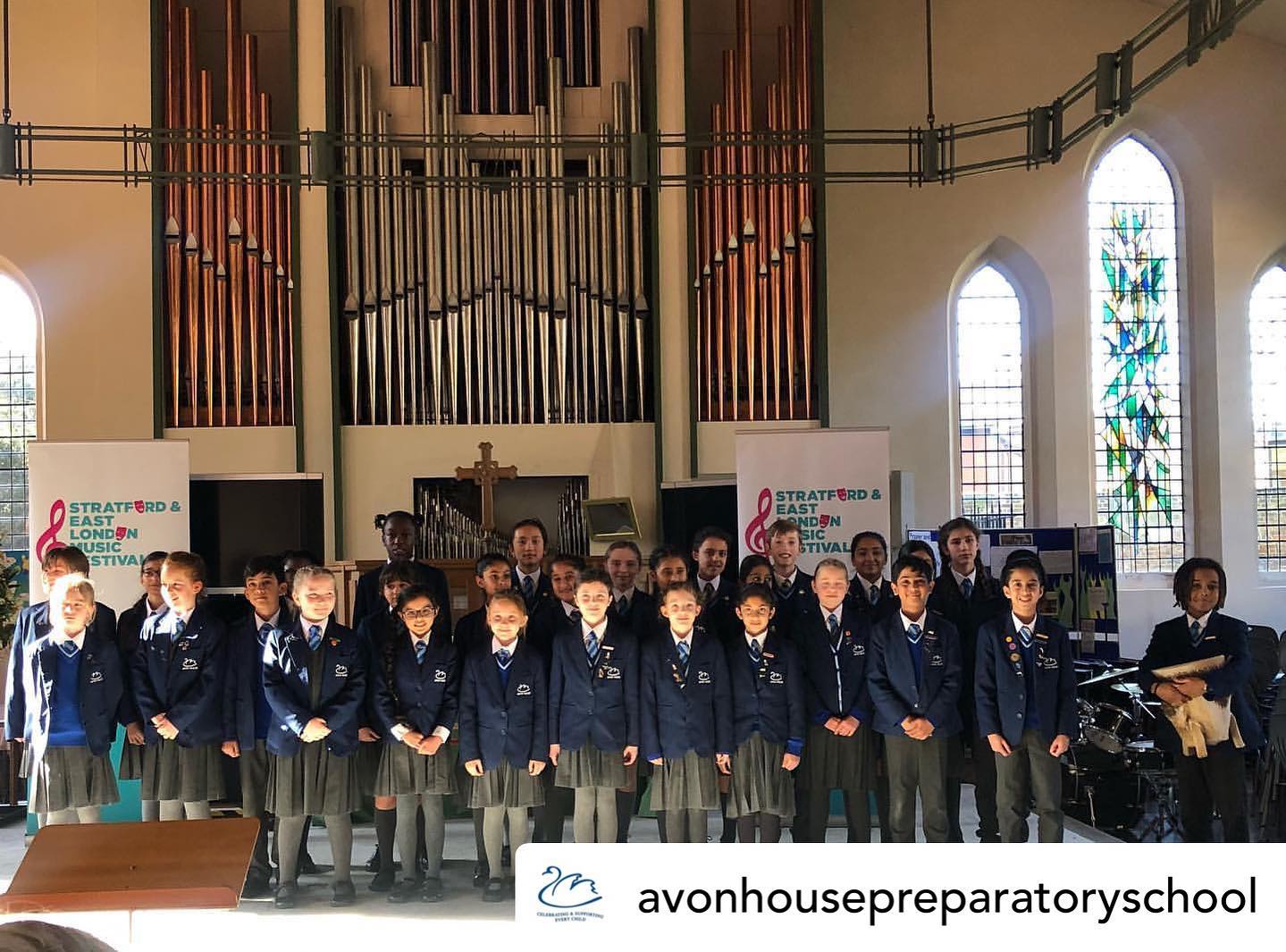 Posted @withregram • @avonhousepreparatoryschool Our Chamber Choir visited @stmaryswoodford this morning to take part in the @stratfordmusicfestival
The choir sang 4 songs in total, competing across 2 categories.
The children sang beautifully and received a high commendation from the judge.
Well done to all those who sang, it was not easy to be the first choir up to sing, you did yourselves and the school proud!
A special mention to Lara (Y6) for her solo, Susie (Y6) for introducing the songs and Easton (Y5) for his ability to keep the choir in time with his drum playing.