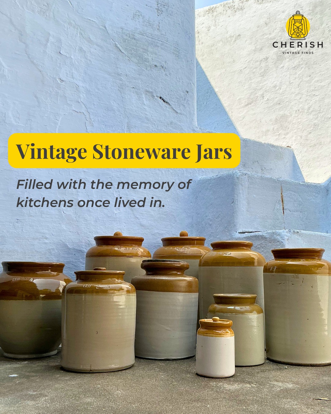 These vintage stoneware pickle jars once sat quietly in kitchens — typically storing lime, mango or tamarind.
Opened daily.
Handled without ceremony.
Filled with the memory of kitchens once lived in. 💛
Available individually or as a set.
Please DM for details.
.
.
.
.
.
#CherishVintageFinds #VintageStoneware #indianantiques #CollectibleDecor #OldKitchens