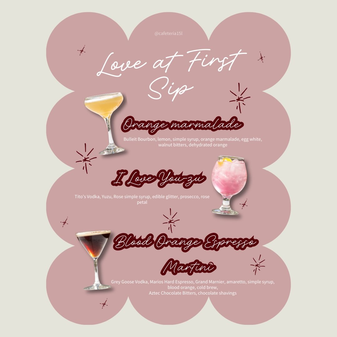 three flirty pours to fall for all month long! 💘orange marmalade, i love you-zu, and our bloo....