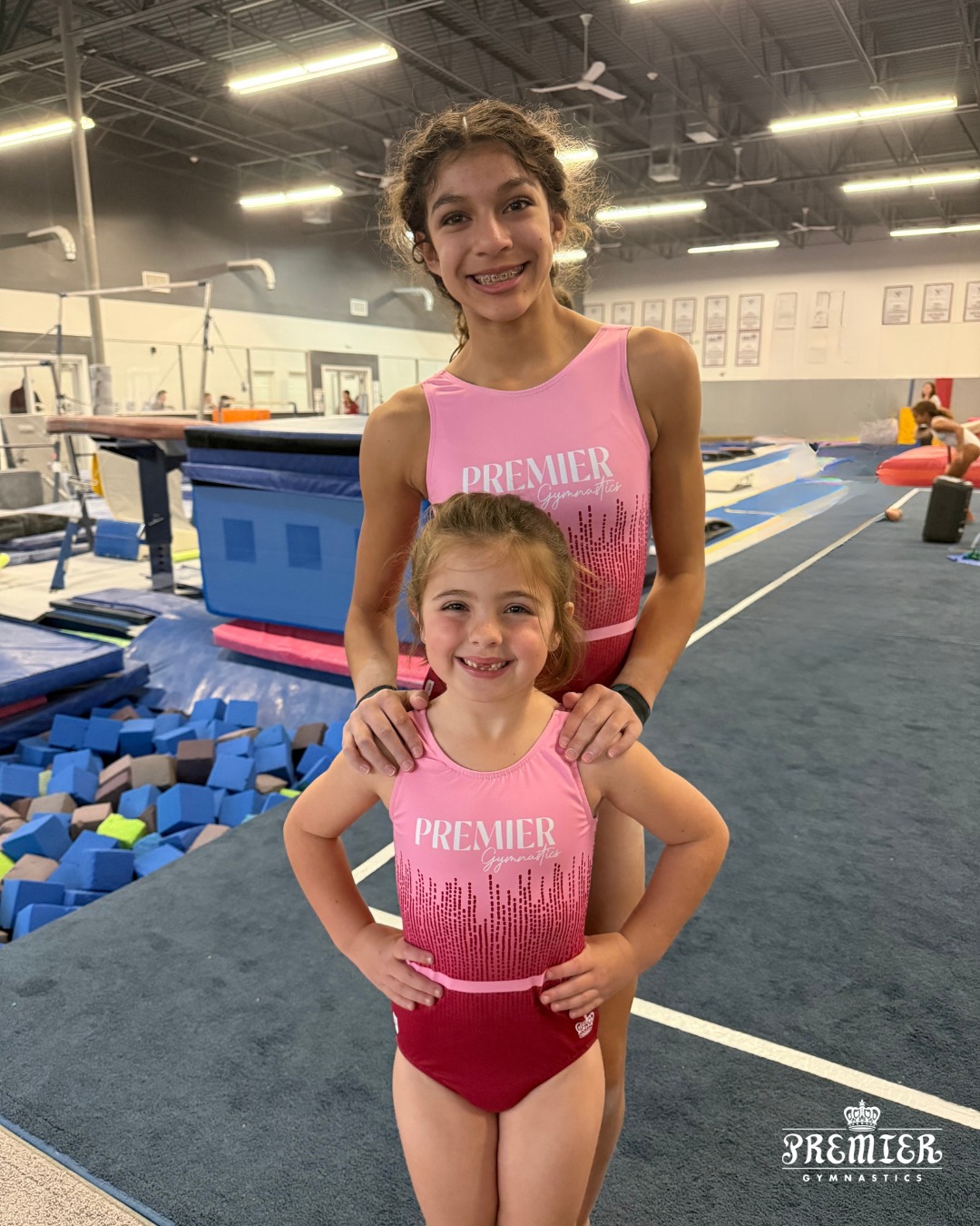 Twinning Tuesday with Level 7 Alicia & Level 2 Ellie 💗✨
Both rocking their Premier leos and showing what it means to be Premier Strong! 👑🤸♀️
#TwinningTuesday #PremierStrong #PremierGymnastics #Level7 #Level2