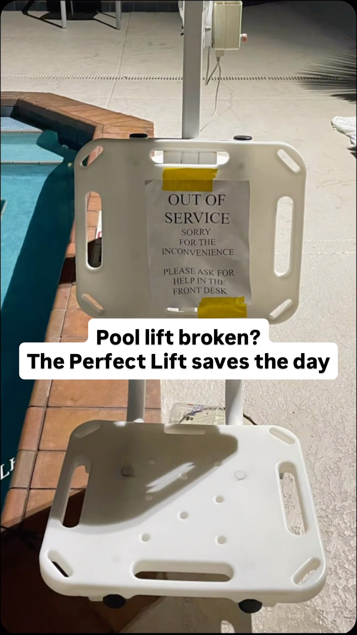Ever show up and… The lift’s broken? Battery dead? The Perfect Lift has your back 💙
Because nowhere is out of reach and everyone deserves to take part in the fun 🌊
#theperfectlfit #caregiver #mobilitysolutions #caregiverlife #accessibletravel