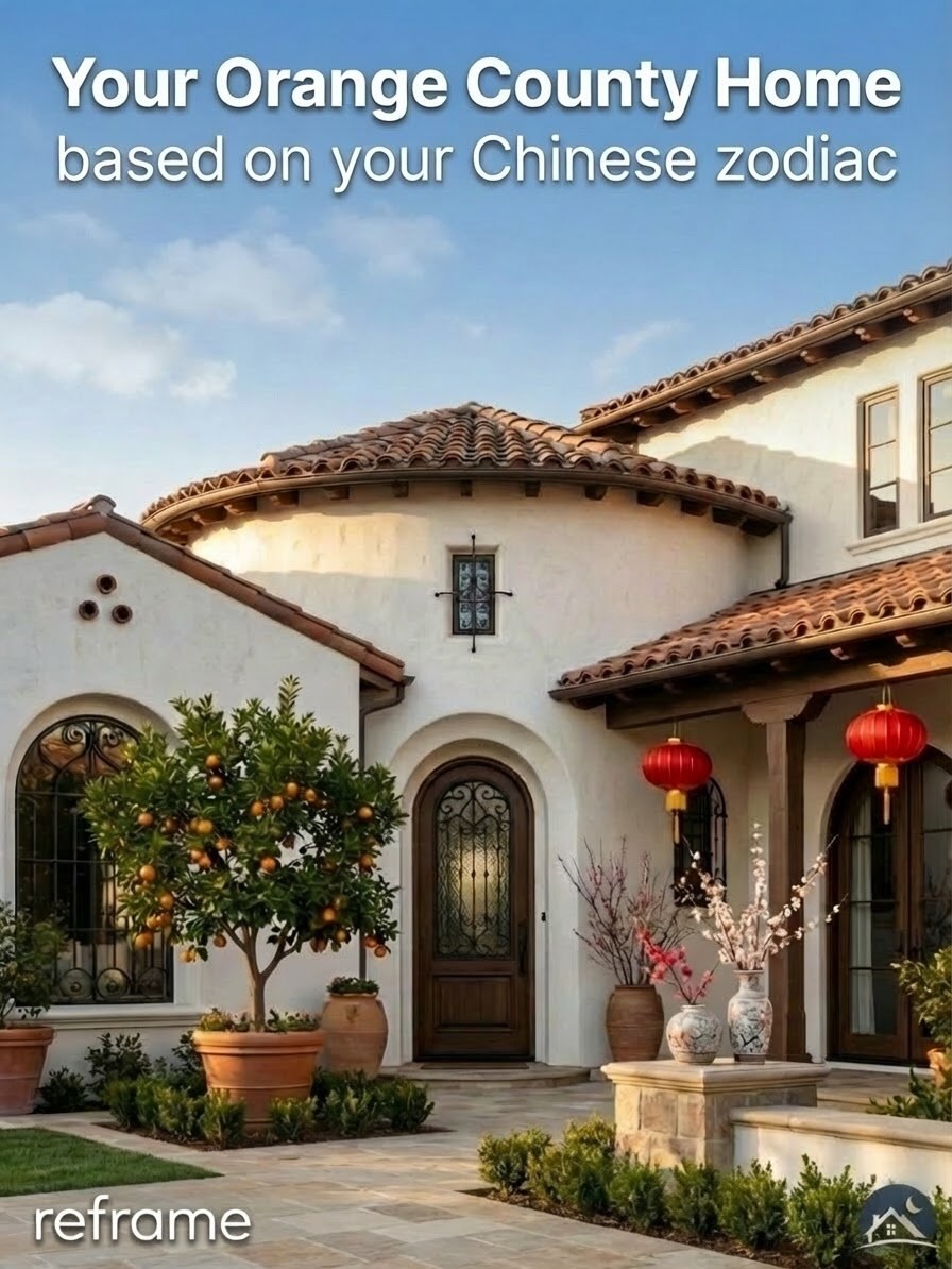 Happy Lunar New Year! 🧧 Decided to have some fun with AI last night.
swipe to see which Orange County city and homestyle matches your zodiac ➡️
🐒 Monkey → Costa Mesa (Mid-Century Modern Home)
Clever, playful, social, adaptable. You want options and culture—arts district vibes, The Lab, South Coast Plaza, and a home with clean lines that matches your sharp taste.
🐓 Rooster → Newport Beach (Contemporary Coastal Home)
Confident, observant, precise, stylish. You demand the best and you know it. Newport’s harbor views, upscale energy, and polished contemporary homes fit your elevated standards perfectly.
🐕 Dog → Fountain Valley (Modern Ranch Home)
Loyal, practical, community-minded, dependable. You want an easy, reliable home base—low drama, comfortable routines, and a strong neighborhood feel. Fountain Valley delivers exactly that.
🐍 Snake → Dana Point (Modern Mediterranean Home)
Private, calm, intuitive, refined. You crave peace and a curated coastal pace—ocean air, scenic routes, elevated dining. Dana Point’s harbor charm and serene Mediterranean estates are your vibe.
🐷 Pig → Irvine (Spanish Revival Home)
Warm-hearted, generous, comfort-loving, peaceful. You value safety, walkability, and a beautiful home that feels like a true retreat. Irvine’s master-planned ease + Spanish Revival charm = perfect match.
🐅 Tiger → Huntington Beach (Contemporary Surf-Inspired Home)
Bold, independent, adventurous, energetic. You live outdoors-first—surf, skate, bike path energy, sunsets, and big open-air routines. HB’s pier + beach lifestyle + laid-back modern homes are made for you.
📍 Does your city match your personality? Drop your zodiac + actual city in the comments—we want to know if we nailed it. 👇