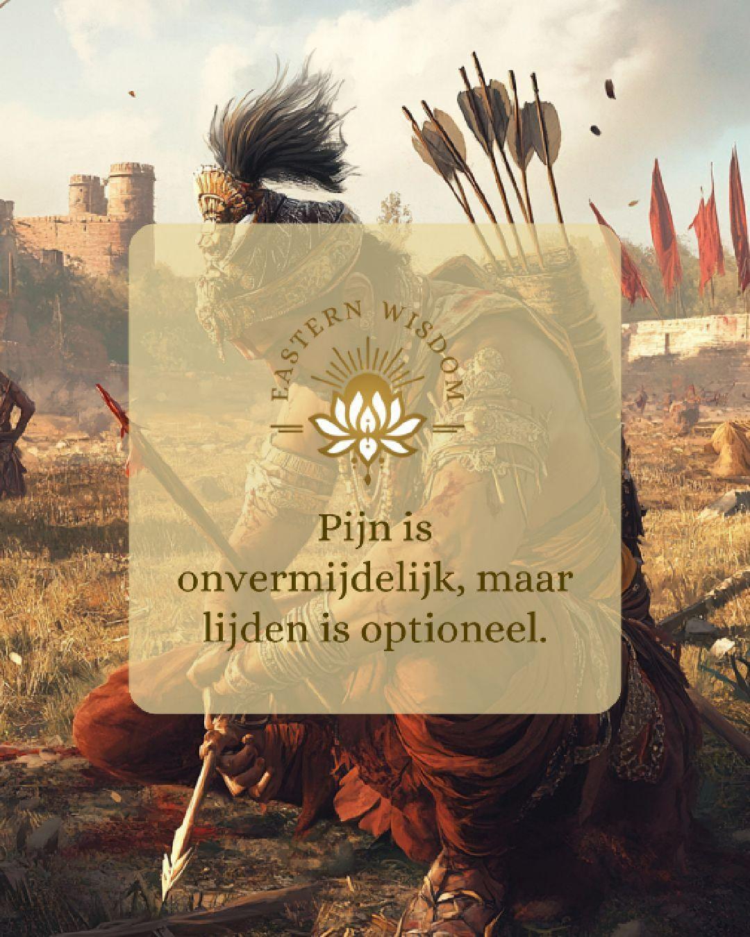 Pijn is onvermijdelijk maar lijden is optioneel
Pijn hoort bij het leven, maar het verhaal dat we erover maken vergroot het lijden 🏹✨. Wanneer je leert voelen zonder verzet, verliest pijn haar macht 🌿. Rust ontstaat waar gedachten stoppen met vechten 🙏.
#lijden #bewustzijn #innerlijkerust #boeddhisme #loslaten #mentalevrijheid #oostersewijsheid