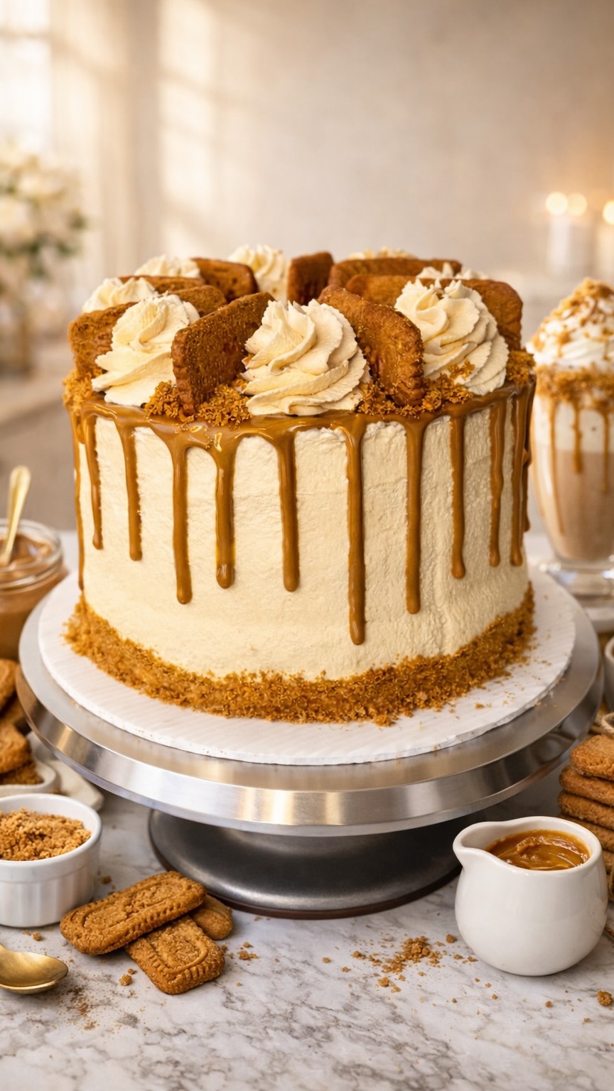 I don’t play about Biscoff 😮🍪🤎 Just a quick spin before I fall in love all over again.
.
.
.
.
.
.
#BiscoffCake #CakeDecorating #BakerLife #DessertLovers #SweetTreats