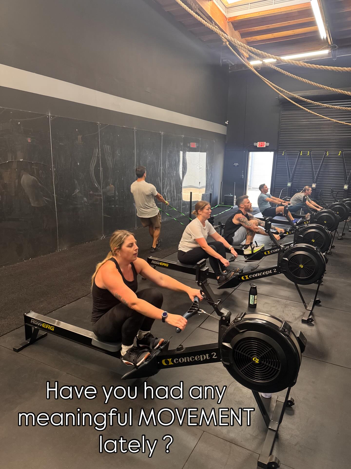 A little MOVEMENT & Wellness Check in
Sometimes it can be harder to make sure you’re taking care of yourself.
As a community fitness space focused on your overall wellness, we care about how you’re doing!
So, make sure to get your MOVEMENT in!
Come MOVE with us