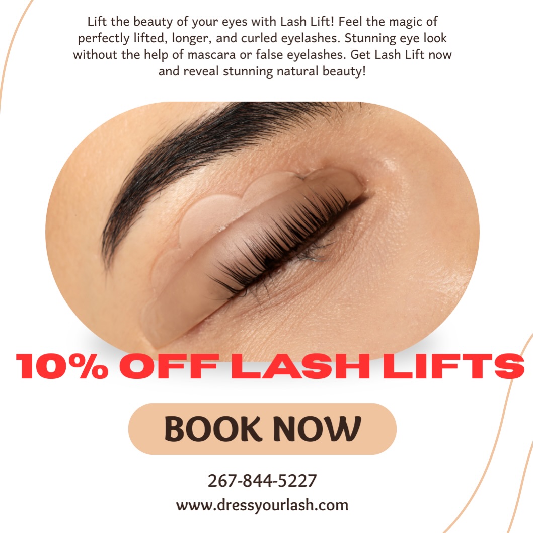 Soft curl. Natural lift. Effortless beauty ✨
Enjoy 10% OFF our Lash Lift for a limited time 🤍
Perfect for low-maintenance girls.
@dressyourlash_
#LashLift
#LashLiftResults
#NaturalLashes
#BeautyDeals
#LashGoals
