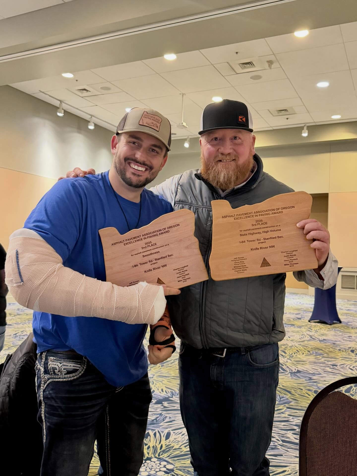 Another year another APAO awards banquet in the books. Celebrated the past SZN & ready for the one ahead! The projects we work on constantly get awarded year after year. We love teaming up with your QC department or taking on the entire project QC needs. #Quality makes all the difference! #Congrats to this years #winners. Keep us in mind on all your future projects! #paving #awards