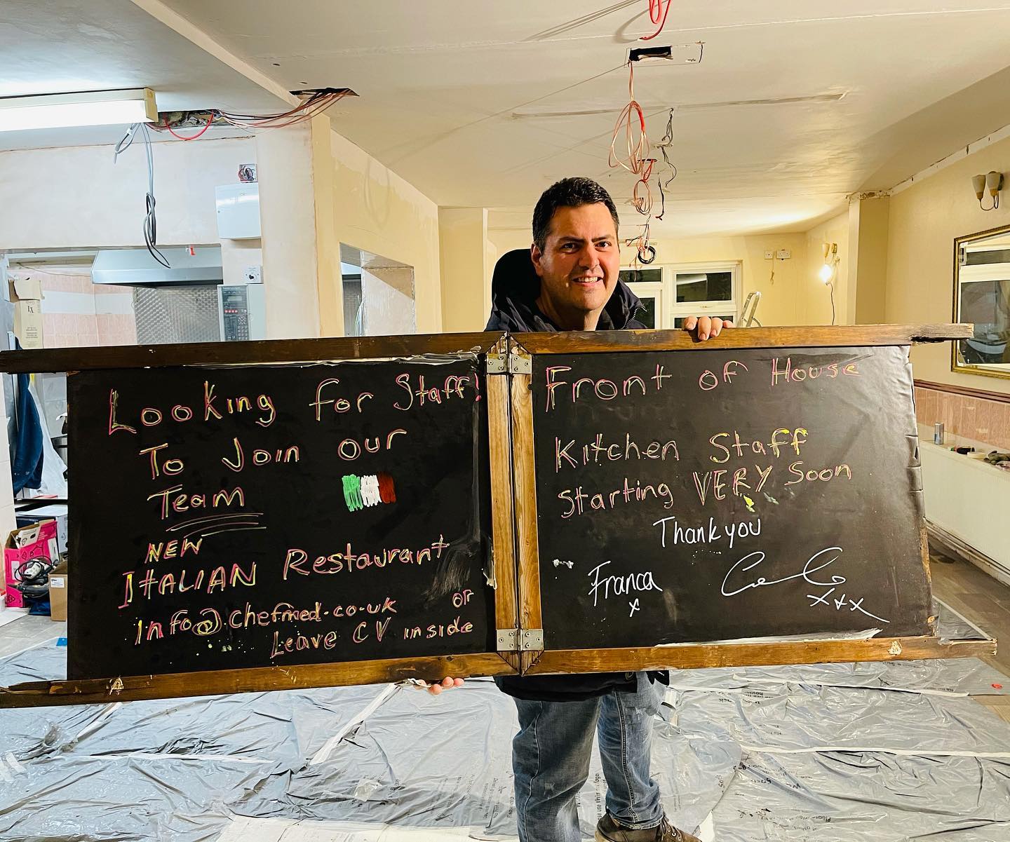 #looking #for #staff #italianrestaurant #comingsoon #northlondon #oakwood #🇮🇹 #contact #cv @ info@chefmed.co.uk @carmelo_carnevale @franca_bongiorno_roberts_ #chefmed2019