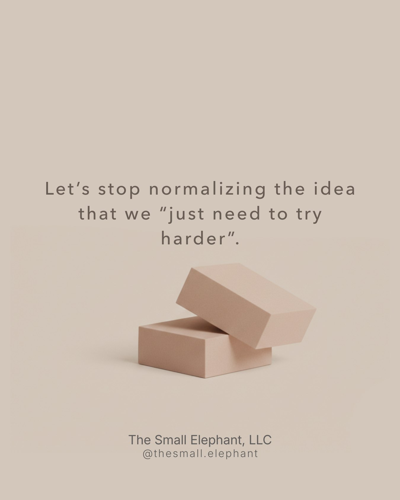 Let’s stop normalizing the idea that we “just need to try harder”.
Trying harder does nothing but add pressure.
And pressure dysregulates.
What actually helps is building nervous system safety — both internal and external.
Follow me to learn more about building a healthy nervous system.
#TheSmallElephant
#NervousSystemEducation
#EmotionalRegulation
#RegulatedNotRigid
#ParentingWithAwareness
#GentleParenting
#MindfulParenting
#SensorySafe
#NeurodivergentParenting
#VisualSupports
#NervousSystemCare
#ParentingFromTheBody