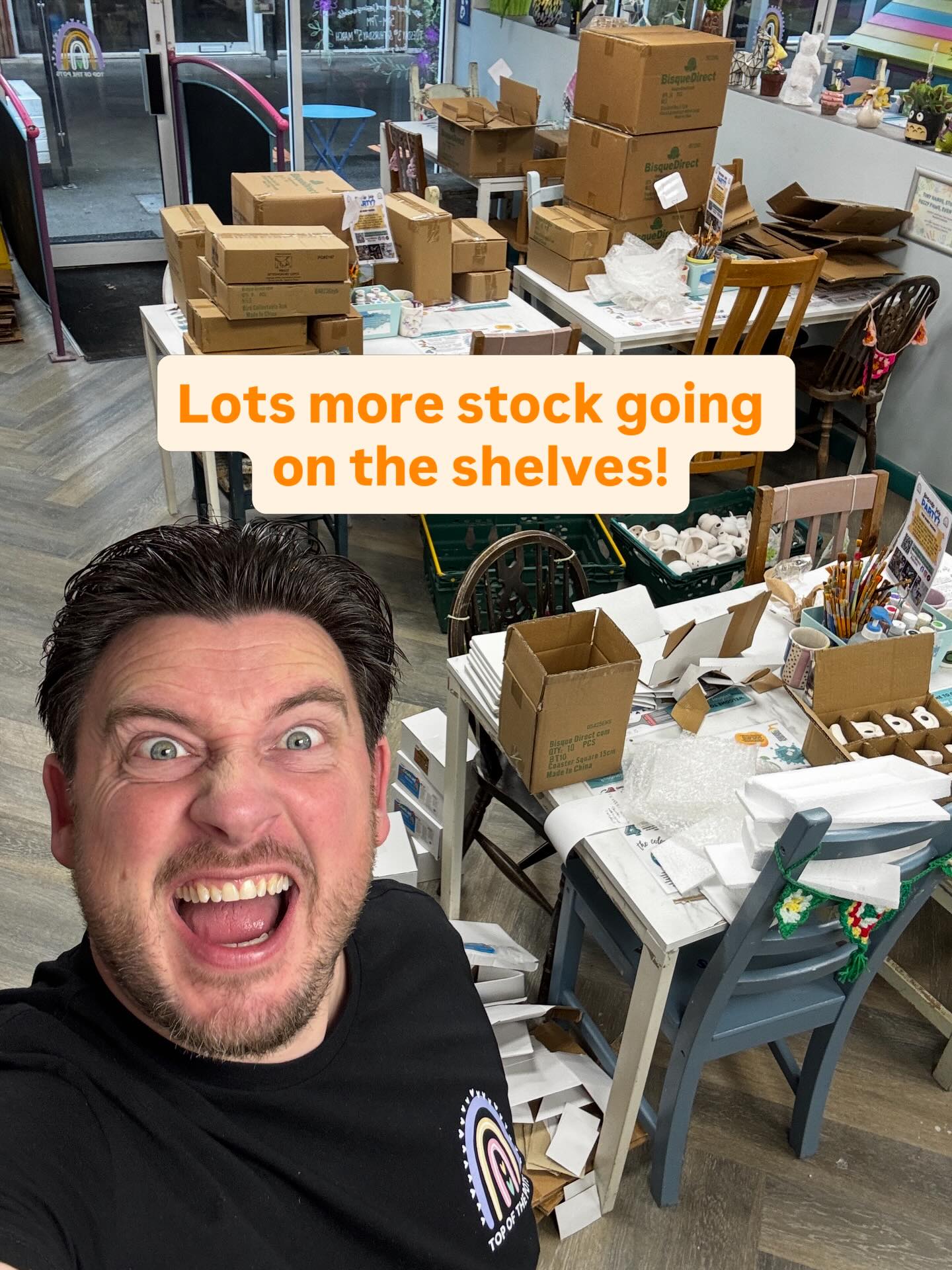 We just can’t get enough!
Freshly collected and going onto the shelves in time for Mother’s Day!
Don’t forget we have got extended opening hours next Tuesday and Thursday so you can paint that perfect gift for mum. Reserve your table…
https://www.topofthepots.co.uk/reservations
#potterypainting #potterypaintingstudio #pottery #daysout #daysoutwiththefamily