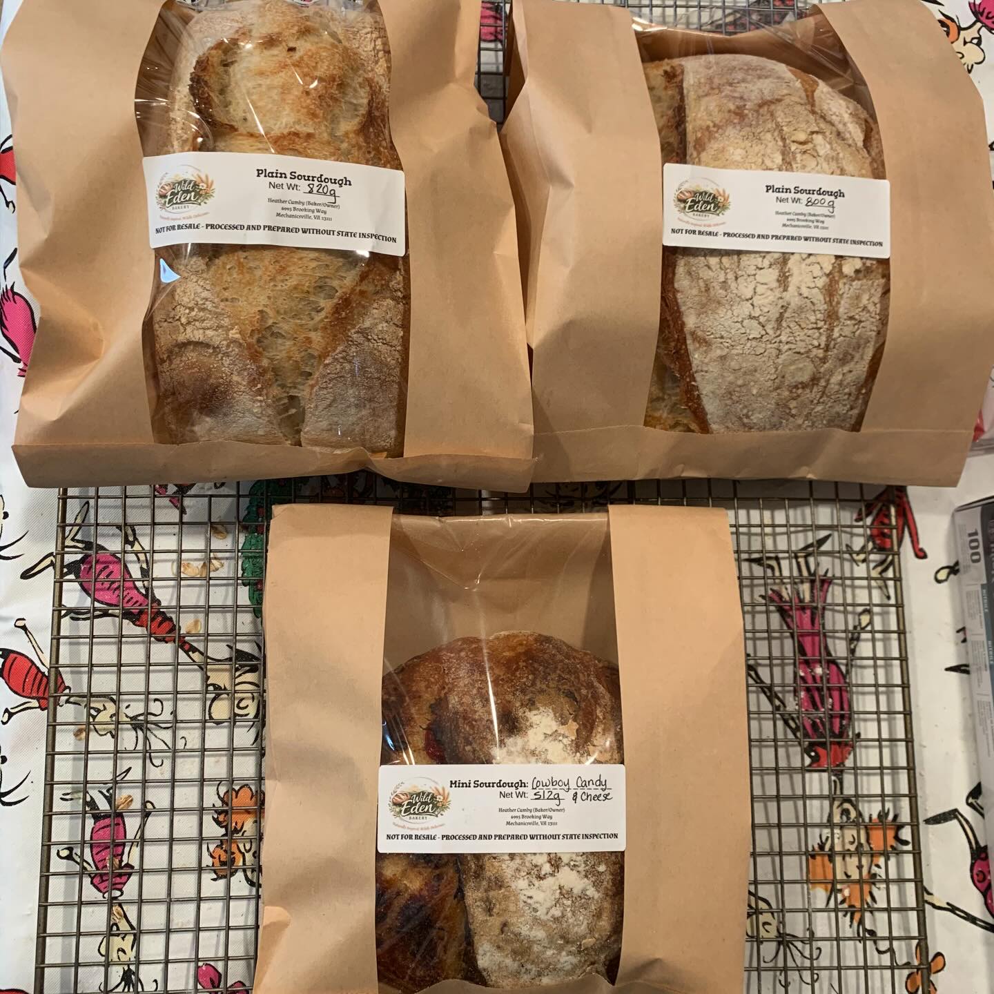 🌾 It’s Getting Real Over Here… 🌾
Labels printed.
Loaves bagged.
Official and ready.
Wild Eden Bakery is stepping into a new chapter, and I couldn’t be more excited. What started four years ago as sourdough for my family has grown into something I now get to share with my community.
Every loaf is naturally fermented, handcrafted, and baked with intention. Seeing them packaged and labeled like this just feels different — in the best way.
Thank you for supporting this dream and cheering me on. This is only the beginning 🤍🍞
#WildEdenBakery #SourdoughLife #CottageBaker #FromMyKitchenToYours #rva