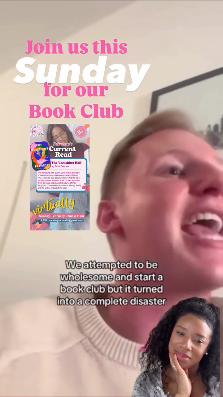 lol! 😆 We promise you that you’ll love #SipsNReads book club! We can’t wait to meet this Sunday for our first book club meeting of the year! This will be a virtual event, please refer to our bio for the Zoom link!
🎥 @zacholson_ 📚♥️🤩 #bookclub #mess #reading #books