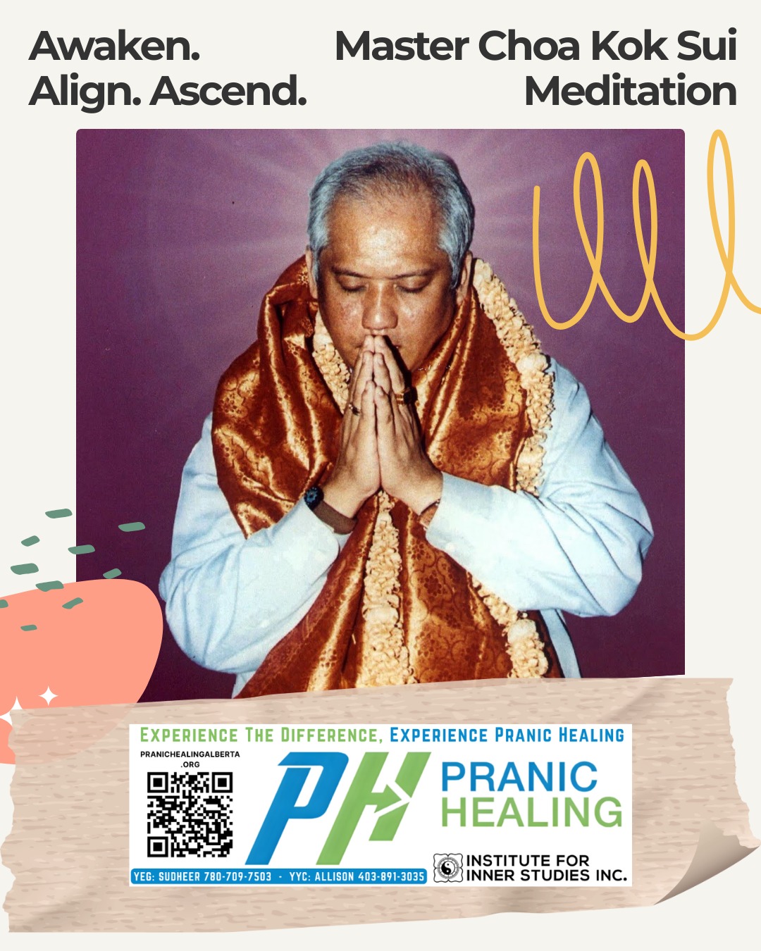 Pranic Healing meditation isn’t just calming, it’s life-changing. #HealingVibes #PranicPower
#PranicHealing is a simple & comprehensive system of natural healing techniques that accelerate the body’s natural healing process.
• #SpiritualHealing
• #RadiateHealing
• #ManifestProsperity
• #MeditationHealing
🌐www.pranichealingalberta.org
📱#YEG: Sudheer 780-709-7503
📱#YYC: Allison 403-891-3035
#EnergyHealing#ChakraHealing#InnerPeace #HolisticWellness#EnergyClearing#HealingFromWithin