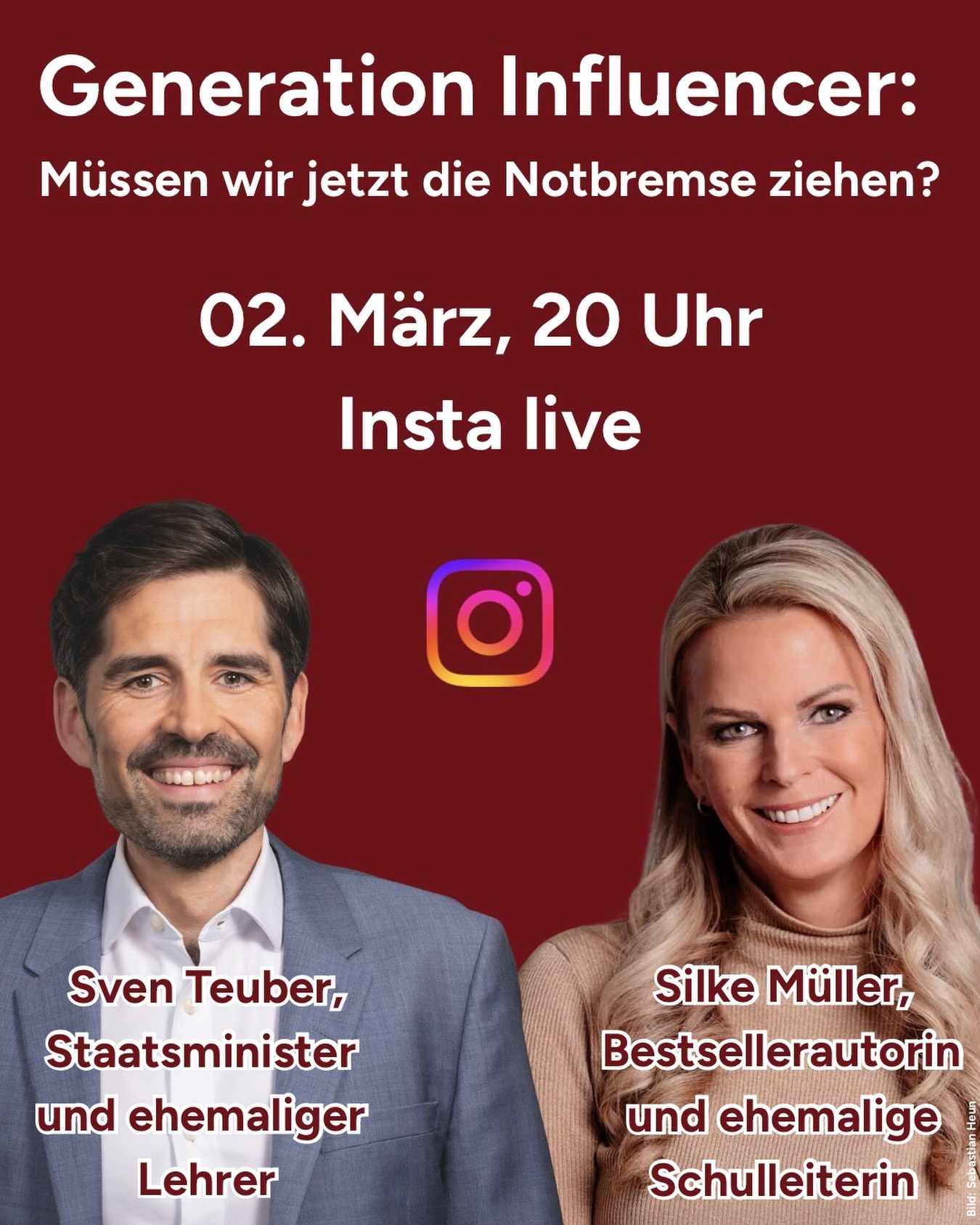 🚨 Würdest du deinem Kind Social Media verbieten, wenn es ihm schadet?
Angst. Vergleichsdruck. Schlafmangel.
Cybermobbing. Dauerstress.
Und wir nennen es „normal“.
👉 Brauchen unsere Kinder ein Social-Media-Verbot, um wieder gesund, stark und selbstbewusst aufzuwachsen?
Oder ist das nur ein Hilferuf von überforderten Erwachsenen?
Am 02. März um 20 Uhr LIVE spreche ich mit einer der profiliertesten Stimmen aus Schule & Gesellschaft über die Frage, die gerade ALLE Eltern bewegt:
Schützen wir unsere Kinder richtig – oder verlieren wir sie digital?
Das wird ehrlich. Direkt. Unbequem.
💬 Schreib in die Kommentare:
VERBIETEN oder BEGLEITEN?
📌 Speichern.
📤 An andere Eltern schicken.
🔔 Live dabei sein.
#SocialMediaVerbot #ElternSein #JugendOhneHandy #FamilieImFokus #sventeuber
