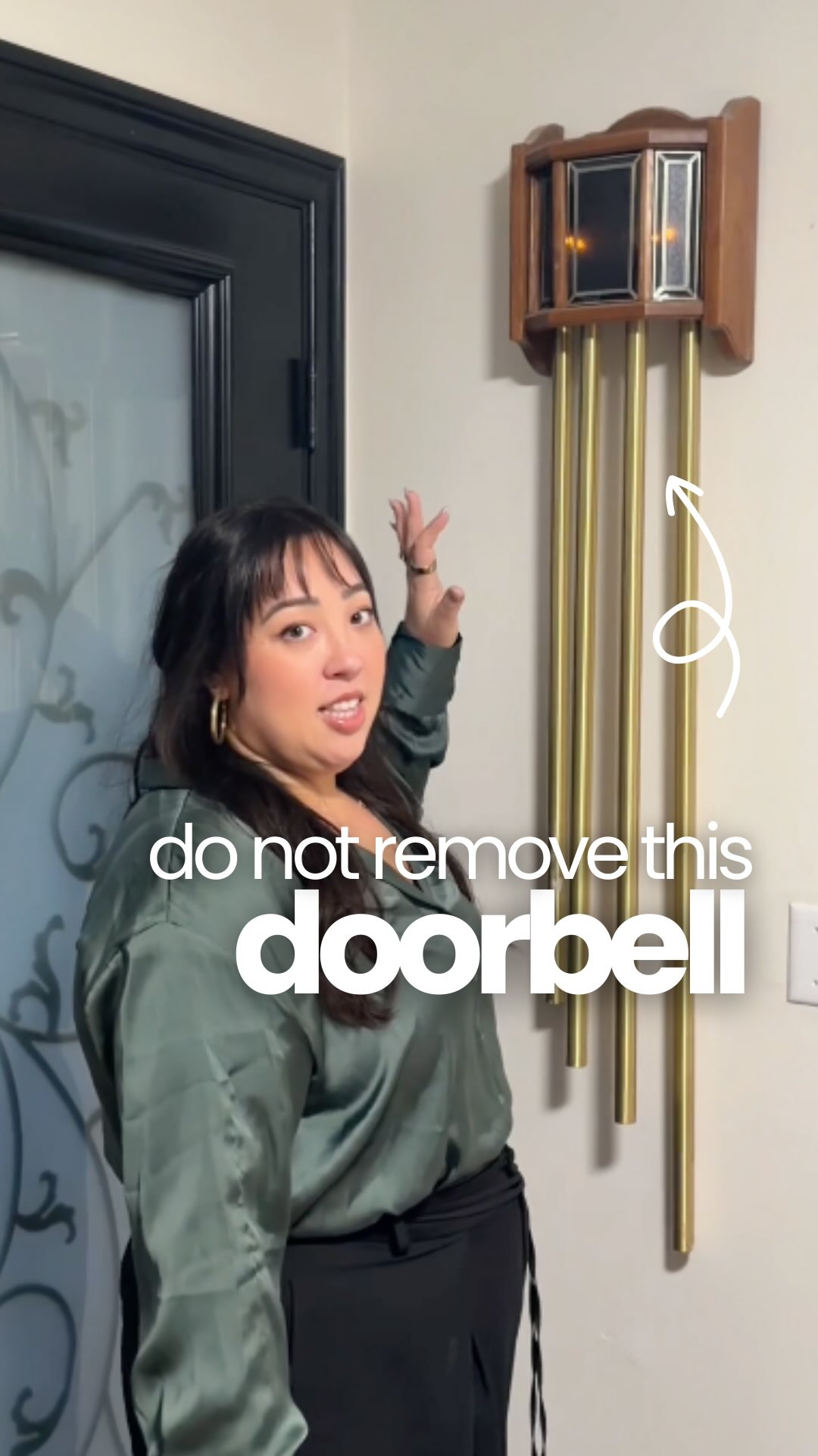 I have one very specific request for whoever buys this home: Please, do NOT remove this doorbell.
It’s the original chime mechanism where little metal strikers actually come out to hit the bars. It is 100% not working right now. But I truly believe this is fixable! It’s these little original details that give a home its soul. You can put a Ring camera anywhere, but you can’t replicate this kind of charm.
If you bought this house, would you spend the time to fix this vintage gem?