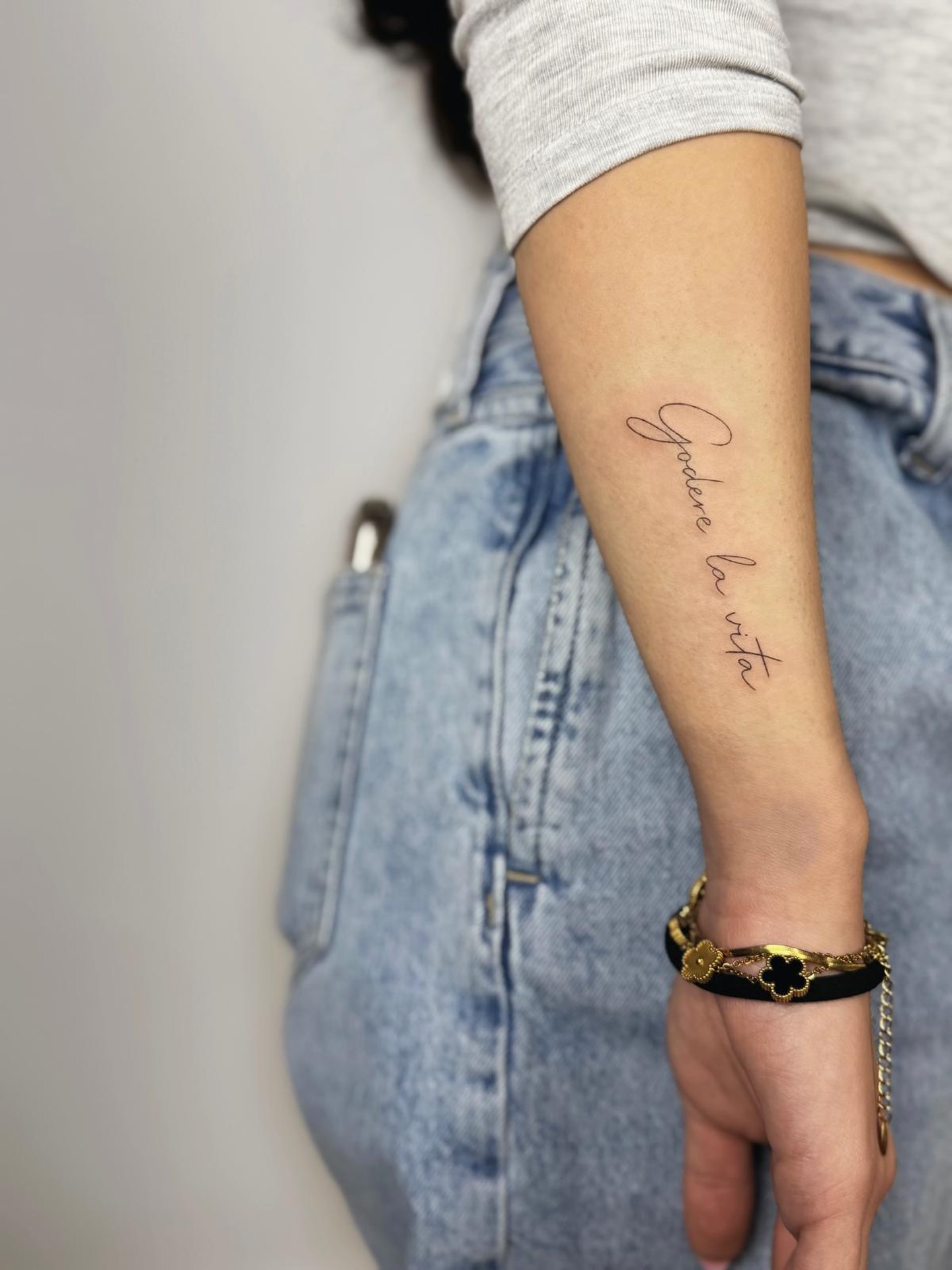 Godere la Vita 🤍
Gestochen von @ink.by.leonie