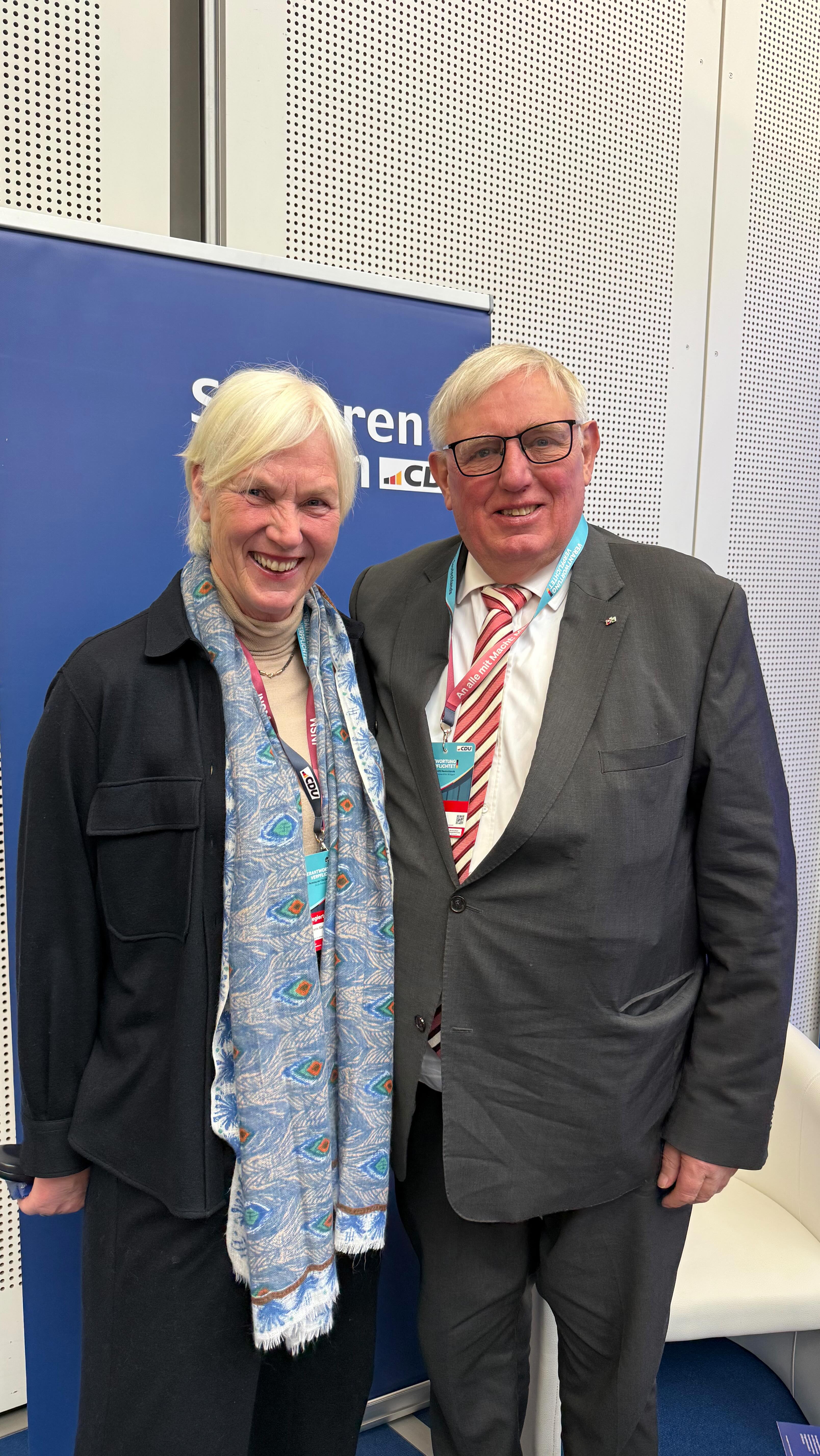 Am Stand der SENIOREN UNION auf dem Bundesparteitag! Auf gute Beratungen 💪🏻