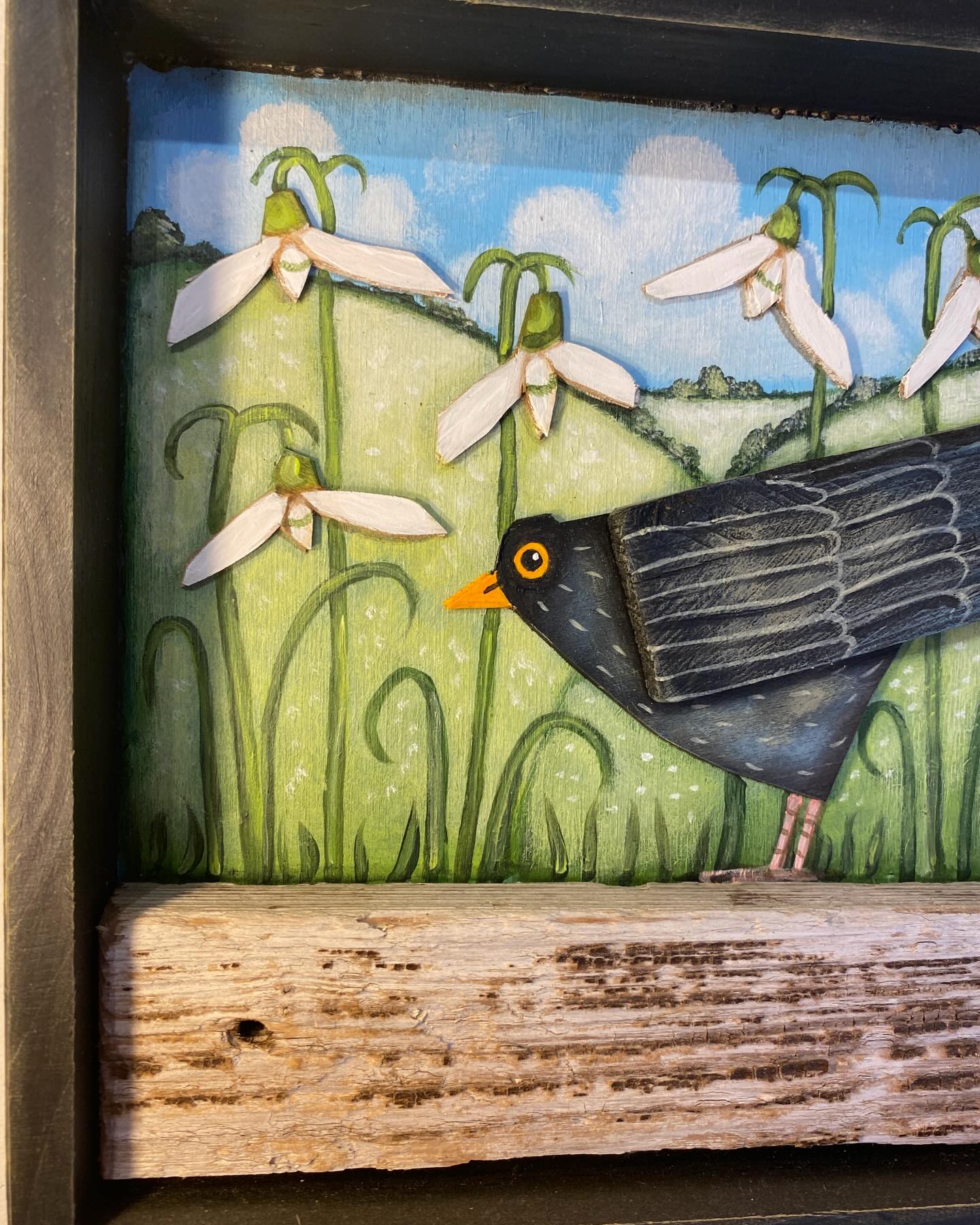 Super seasonal songbirds celebrating snowdrops!
Beautifully handmade in Stratford upon Avon by @claire_brierley_art