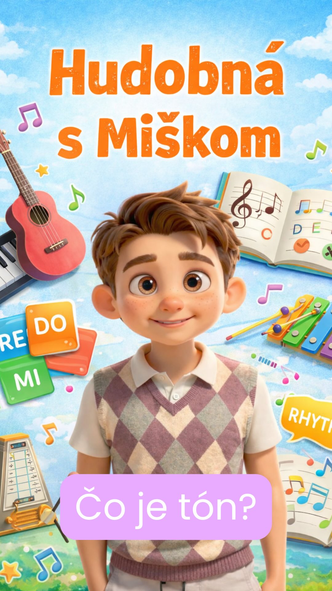 🎼 Hudobná teória nemusí byť nuda! 😍 Poďte sa na ňu pozrieť spolu s Miškom. 😊
Začíname už dnes! Tak čo? Vedeli ste, čo je tón? 😎
#hudba #ucenie #predeti #naucnevidea