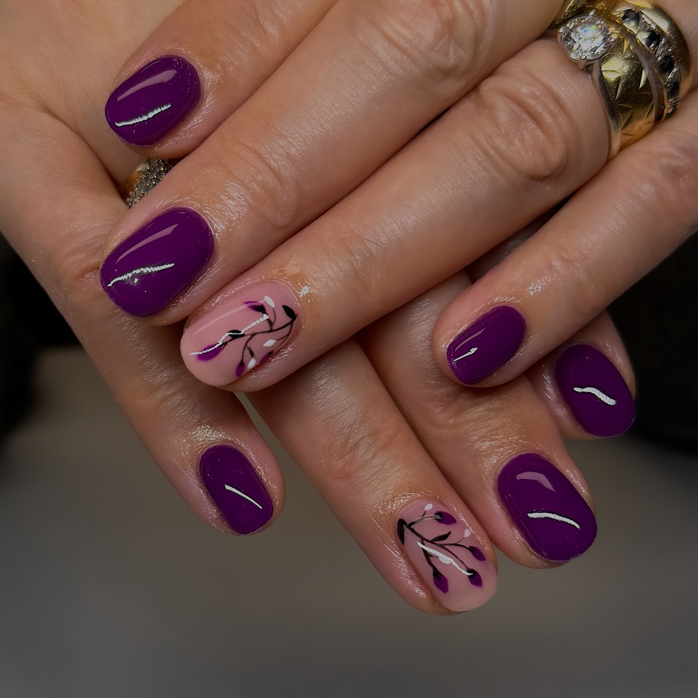 Bikini #nails 💜💜💜